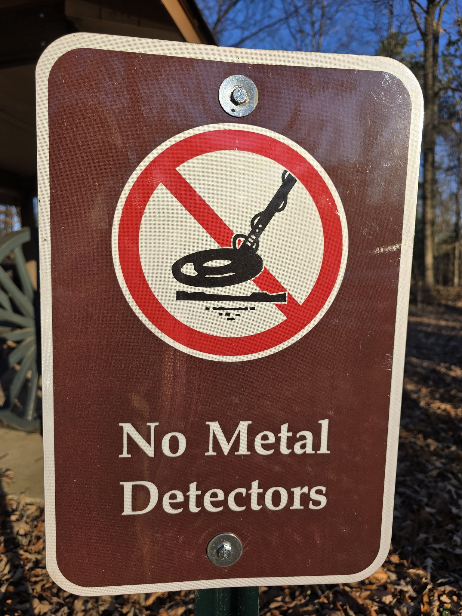 Rodney - Not the sign we want to see !!! But definitely understandable ...