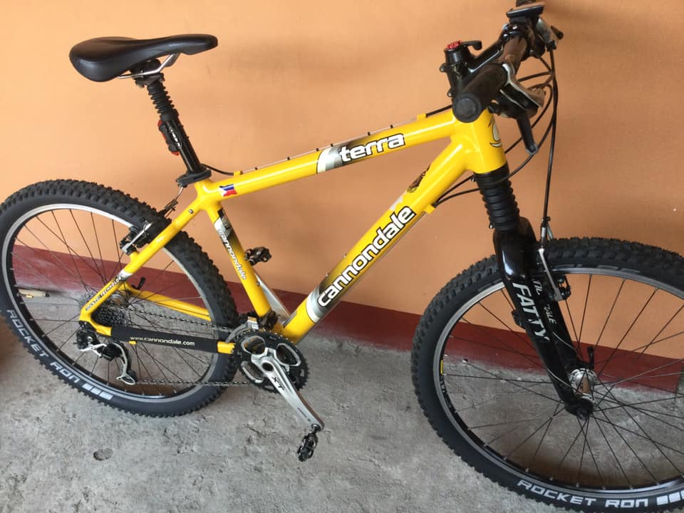 Terra cannondale model 2002..upgraded ..