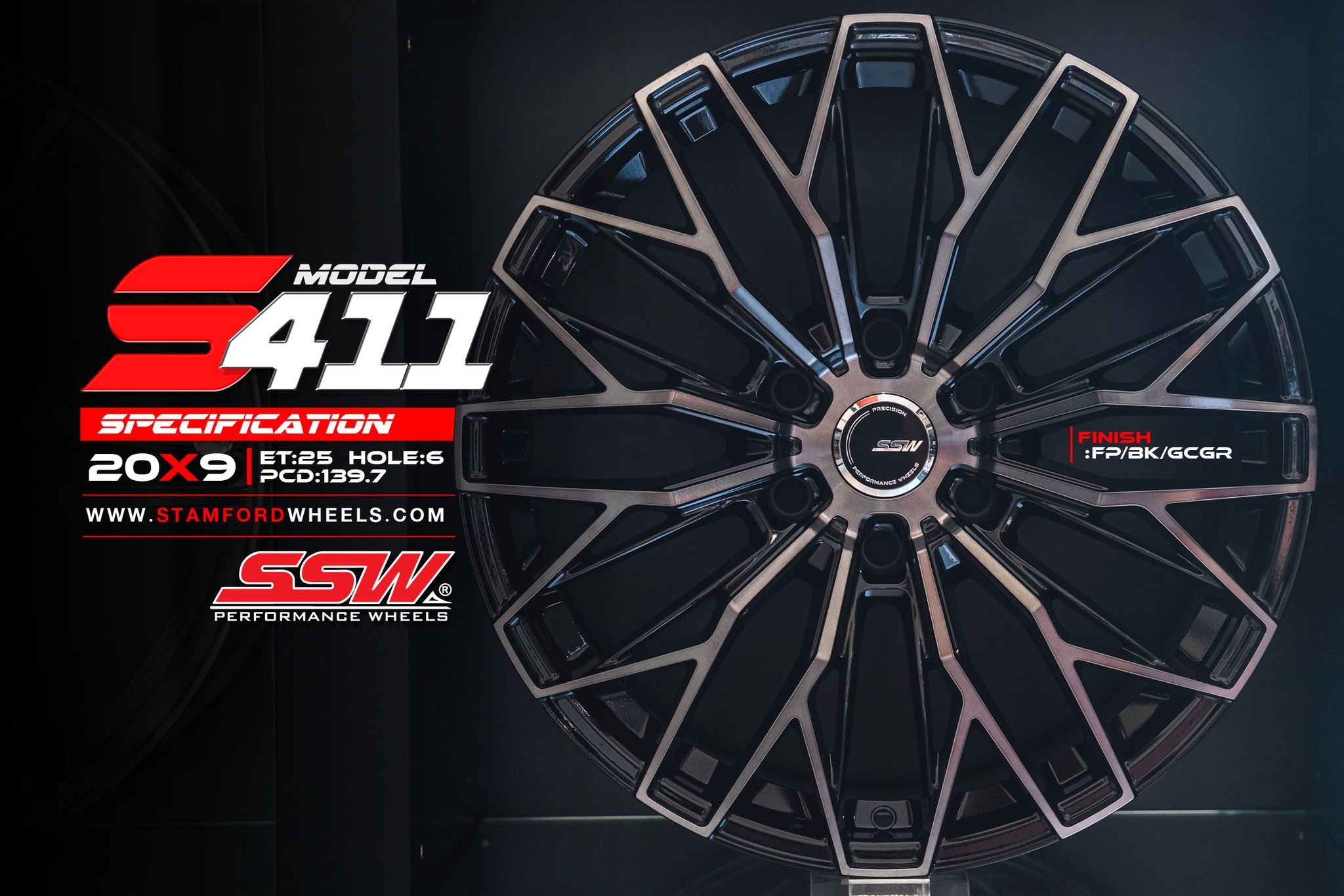 SSW S411 ขนาด 20x9 อ๊อฟ 25 PCD... - SSW Thailand ล้อแม็ก | Facebook