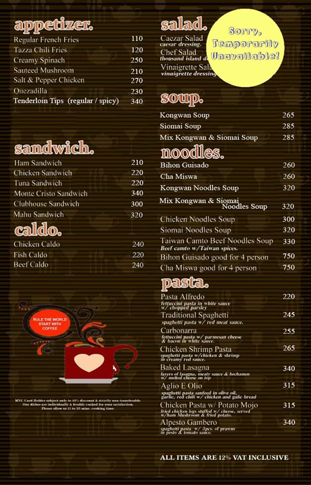 Tazza Cafe | Quezon City