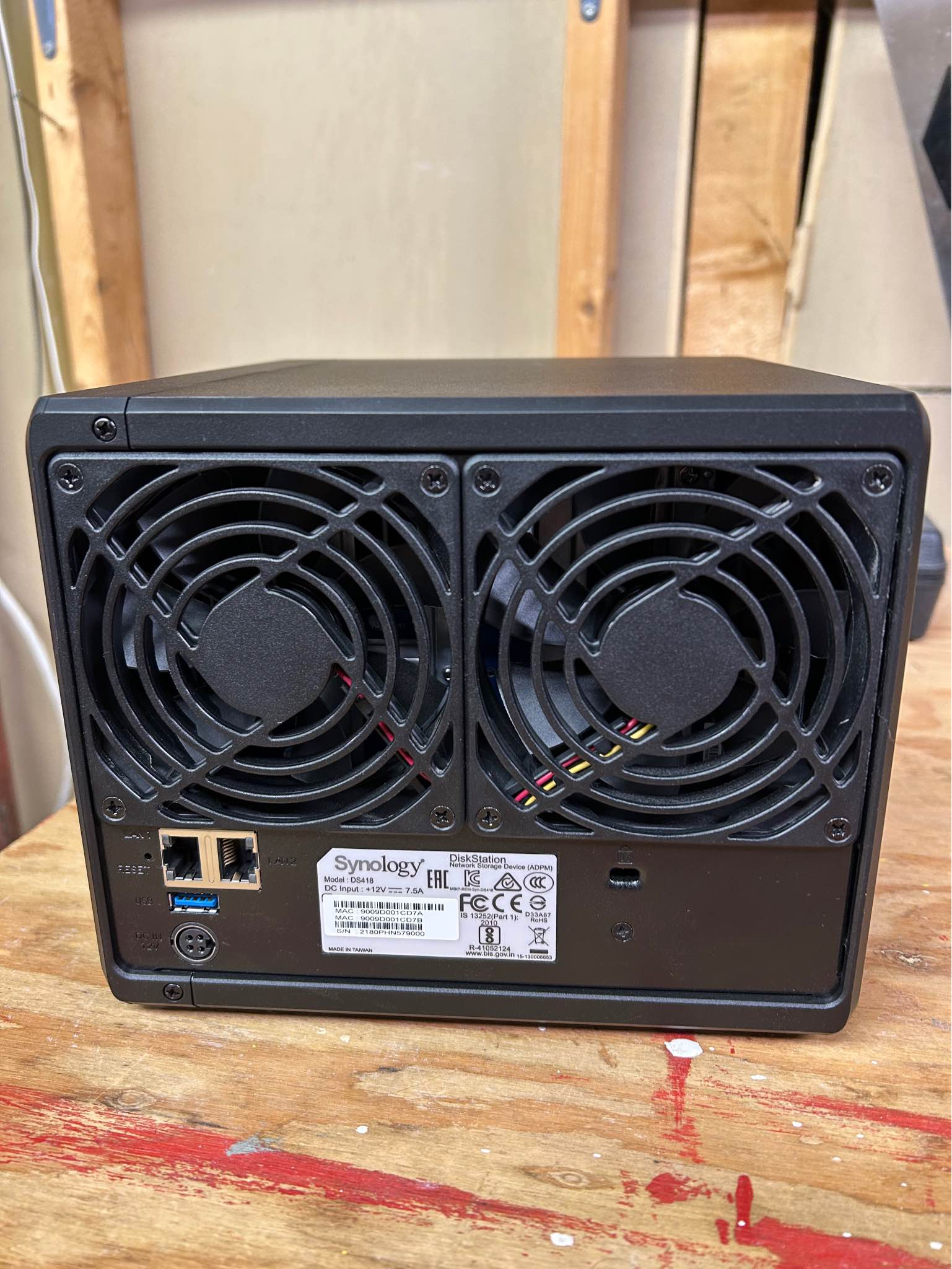 Synology DS418 4-bay Network Attached Storage (NAS) - excellent ...