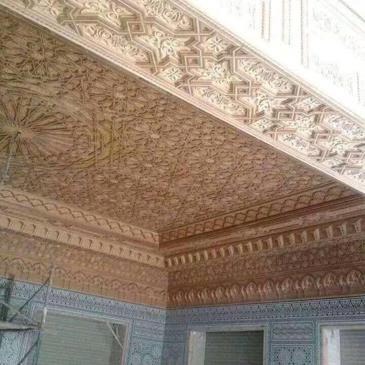‫النقش و الزخرفة على الجبس و جميع أشغال البناء Posts Facebook‬