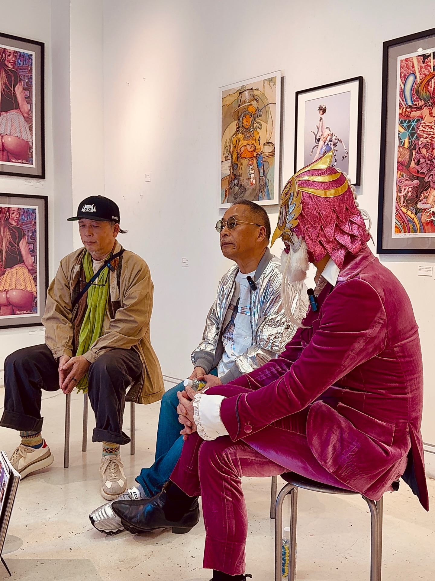 昨日は内覧会＆収録でした！ いよいよ本日から始まる”三罰展4” しかも