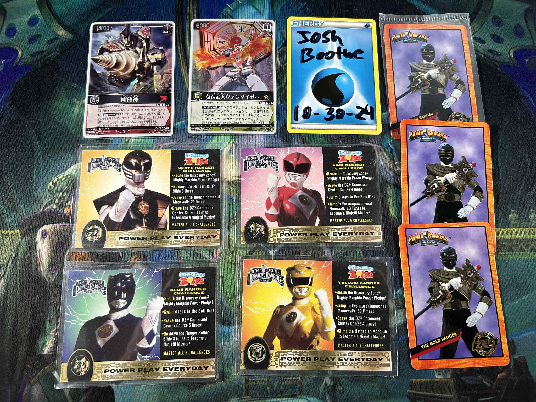 rare power rangers cards Mighty Morphin Series 1  Kollector's Nest Series 1 - Rise of