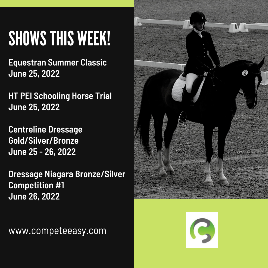 Lots of Shows Upcoming this week!... - Compete Easy Inc