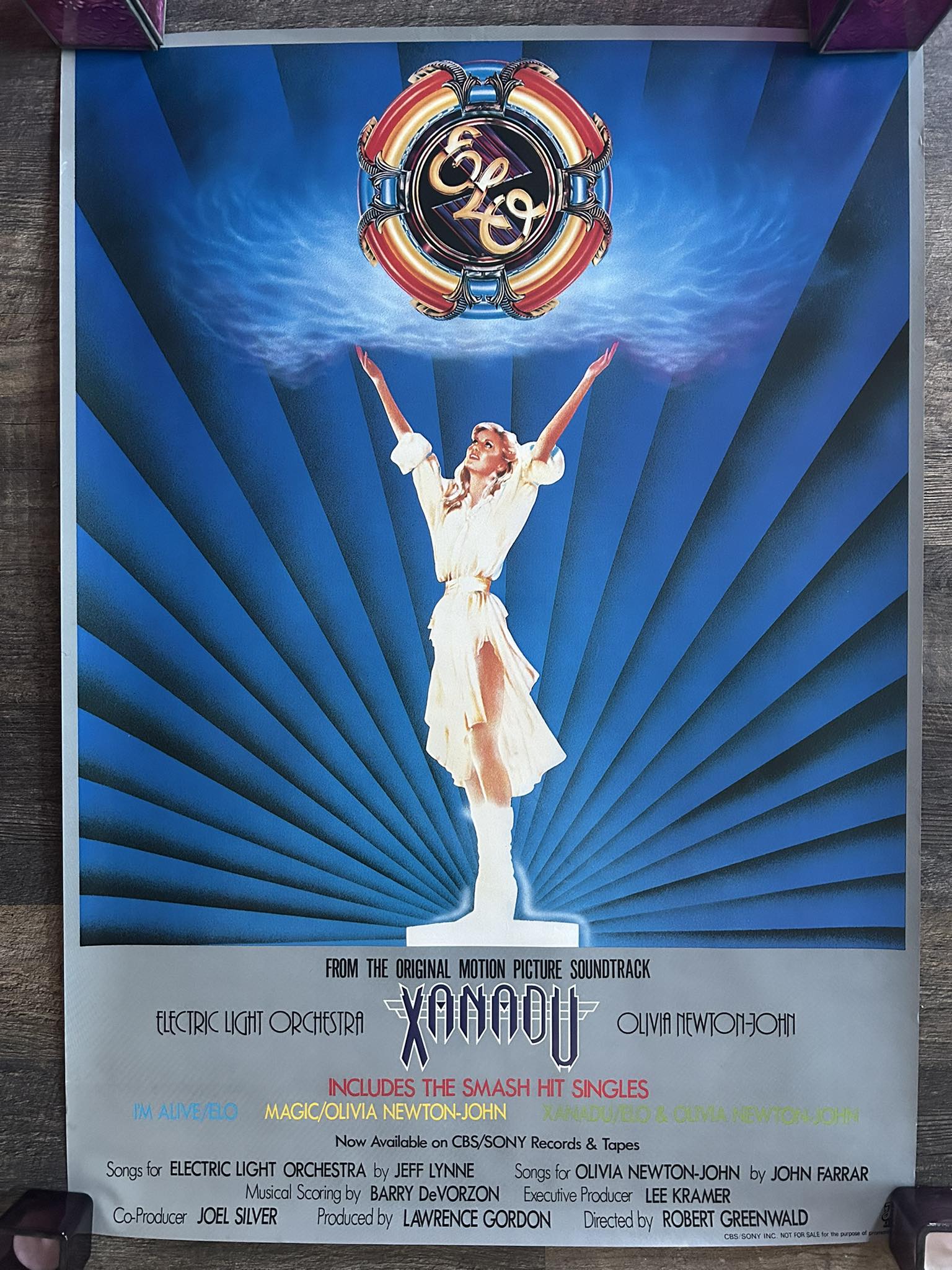 I received this “Xanadu” promo poster in the mail this week.