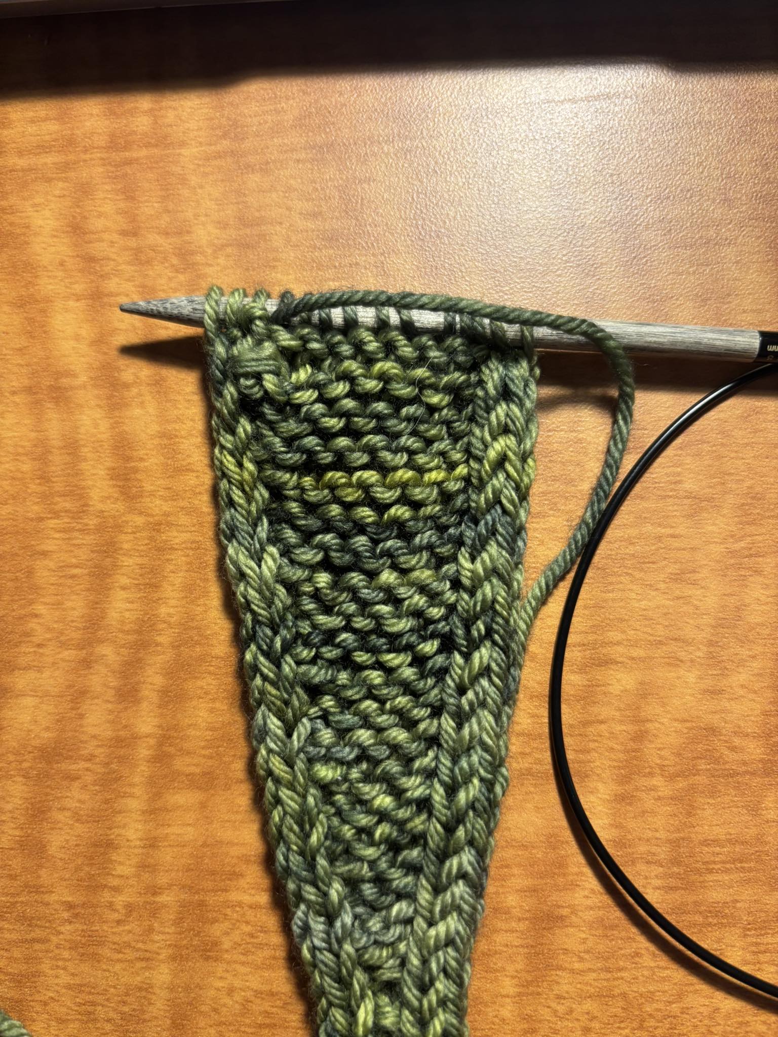 Fixing knitting increase mistake?