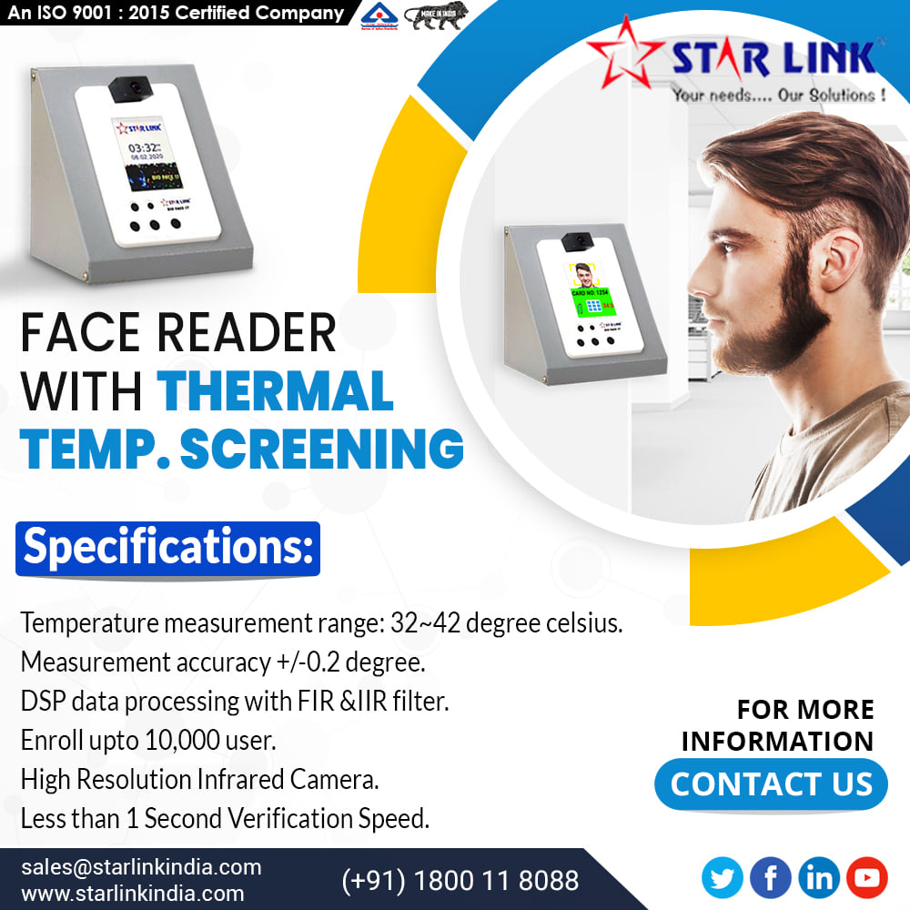 Bio Face Reader with... - Star Link Communication Pvt Ltd