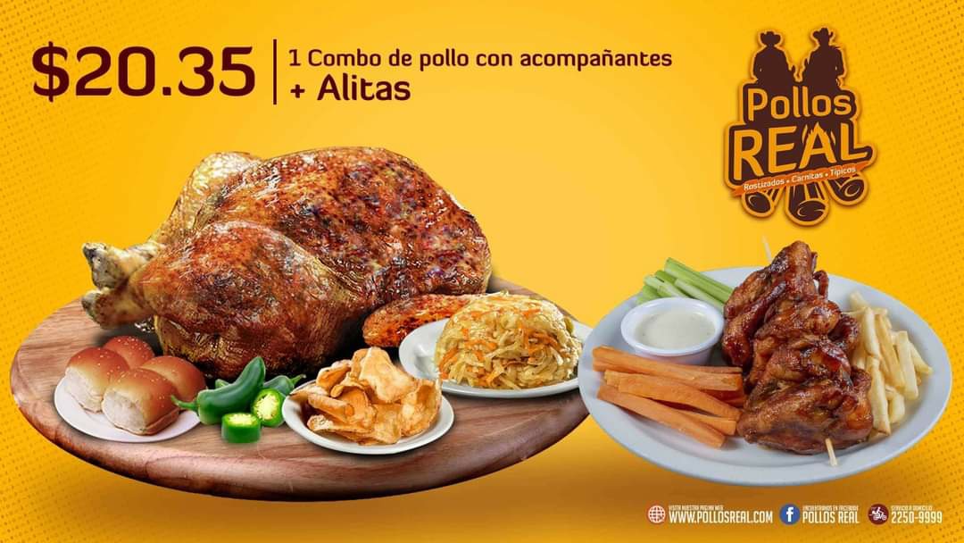 Pollos Real - 🤠 #LoNuevoDelSaborReal Los nuevos combos de...