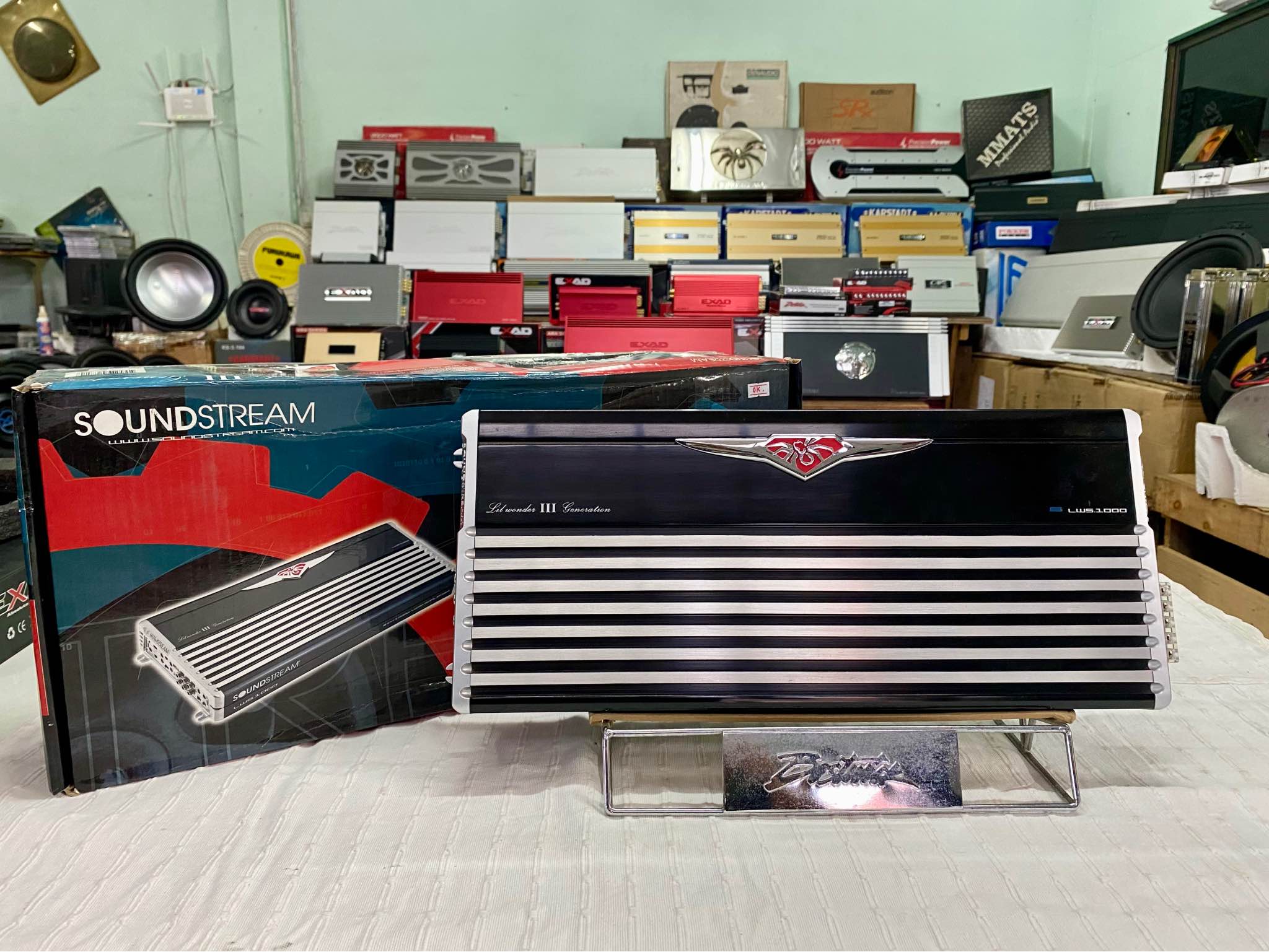 ?SOUND STREAM LW5.1000 5CH AB 70Wx4*200Wx1RMS ของใหม่ค้างสต๊อกสวย 