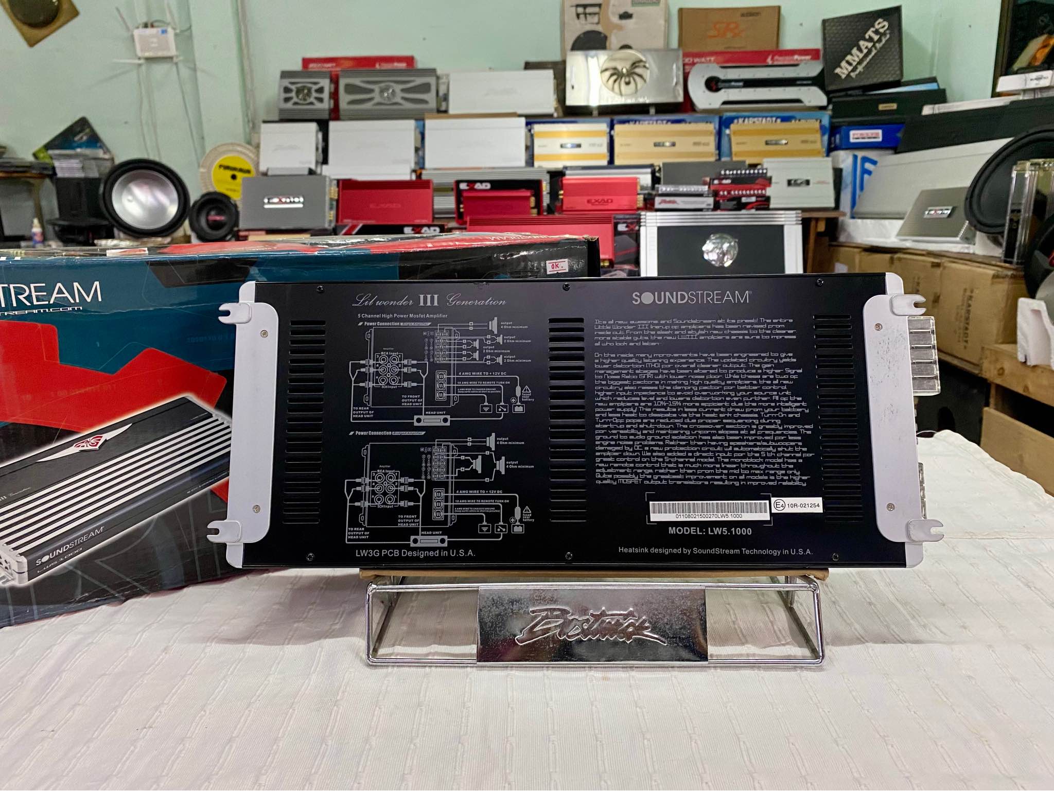 ?SOUND STREAM LW5.1000 5CH AB 70Wx4*200Wx1RMS ของใหม่ค้างสต๊อกสวย 