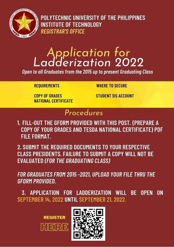 CALL FOR... - PUP ITECH Engineering Technology Department | Facebook