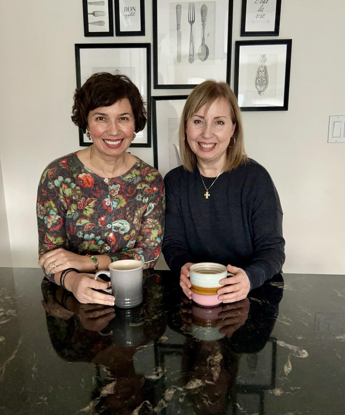 Hi everyone!!! For those of you who might be new here, we are Helen  (blonde) and Billie (brunette) - two sisters who founded www.miakouppa.com  your go-to spot for all things Greek cooking!