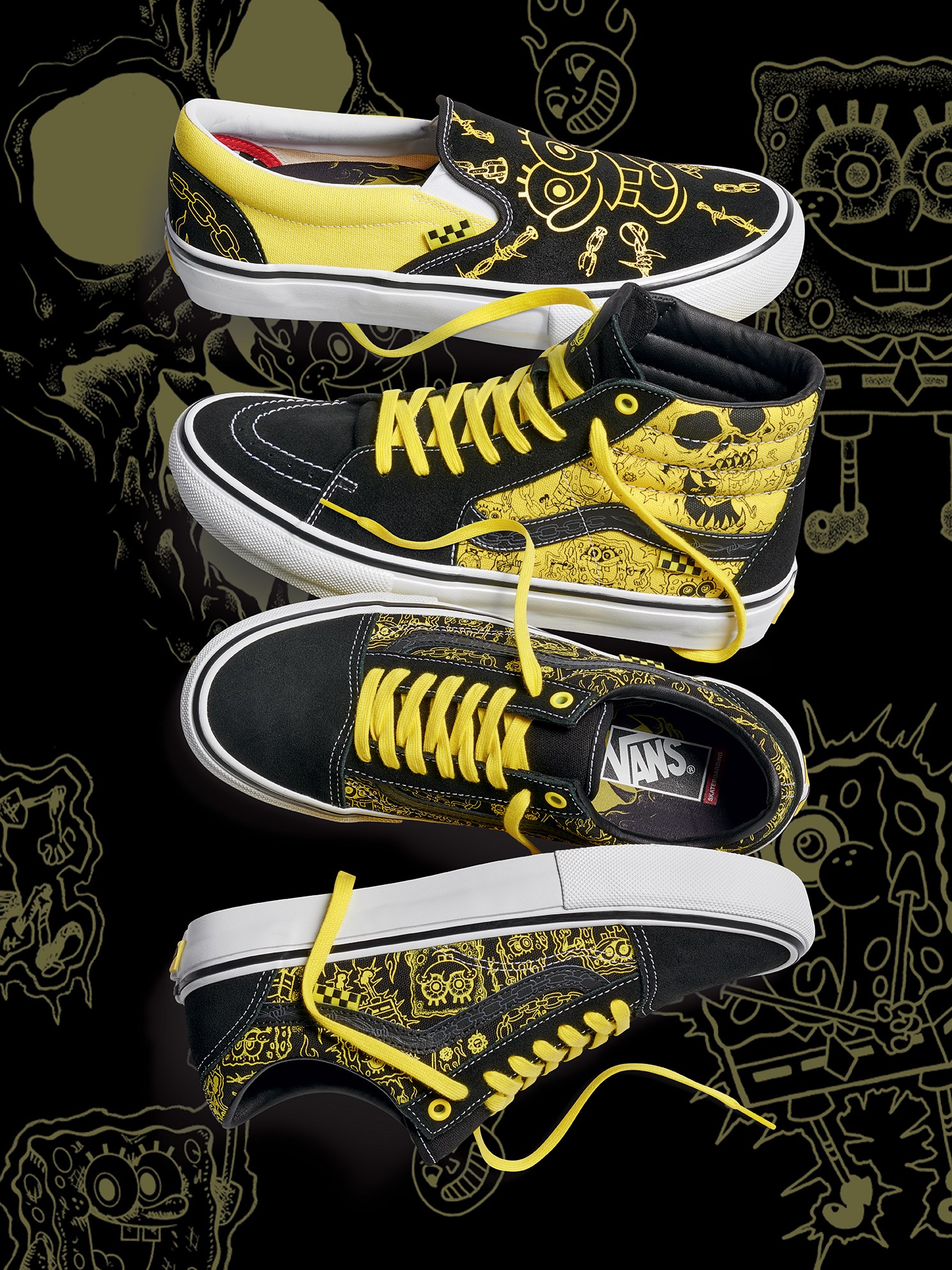 Vans x SpongeBob collection now available