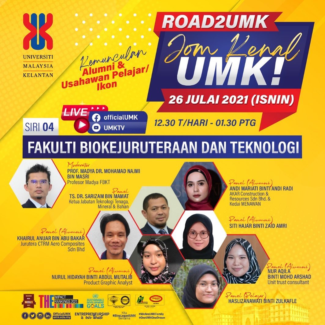 Jangan lupa... - Universiti Malaysia Kelantan (Rasmi) | Facebook