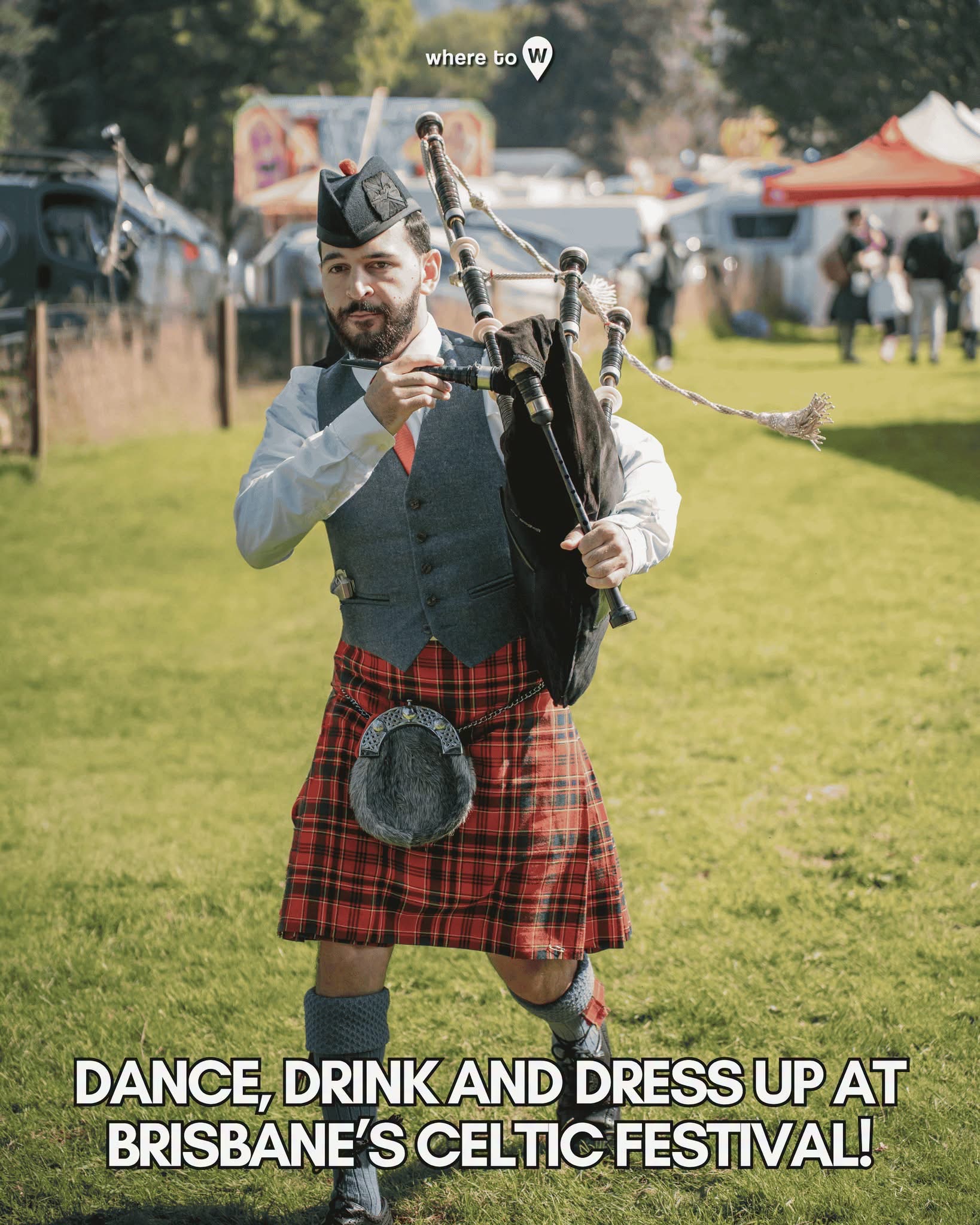 Brisbane Celtic Festival at Moorlands Park in Auchenflower