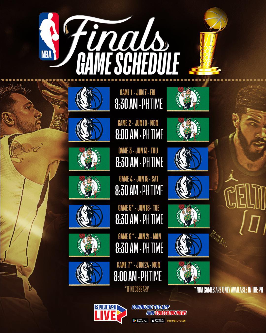 Pilipinas Live - Witness the next NBA Champions take their...