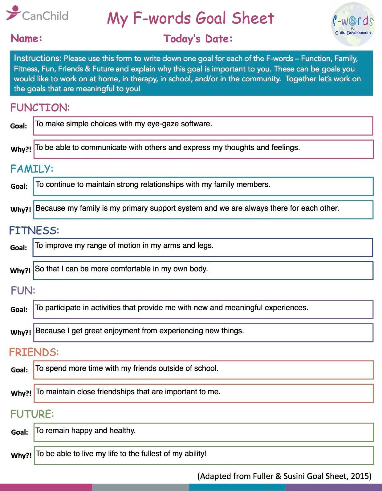 CanChild - “This was a way for me to use the F-words to...