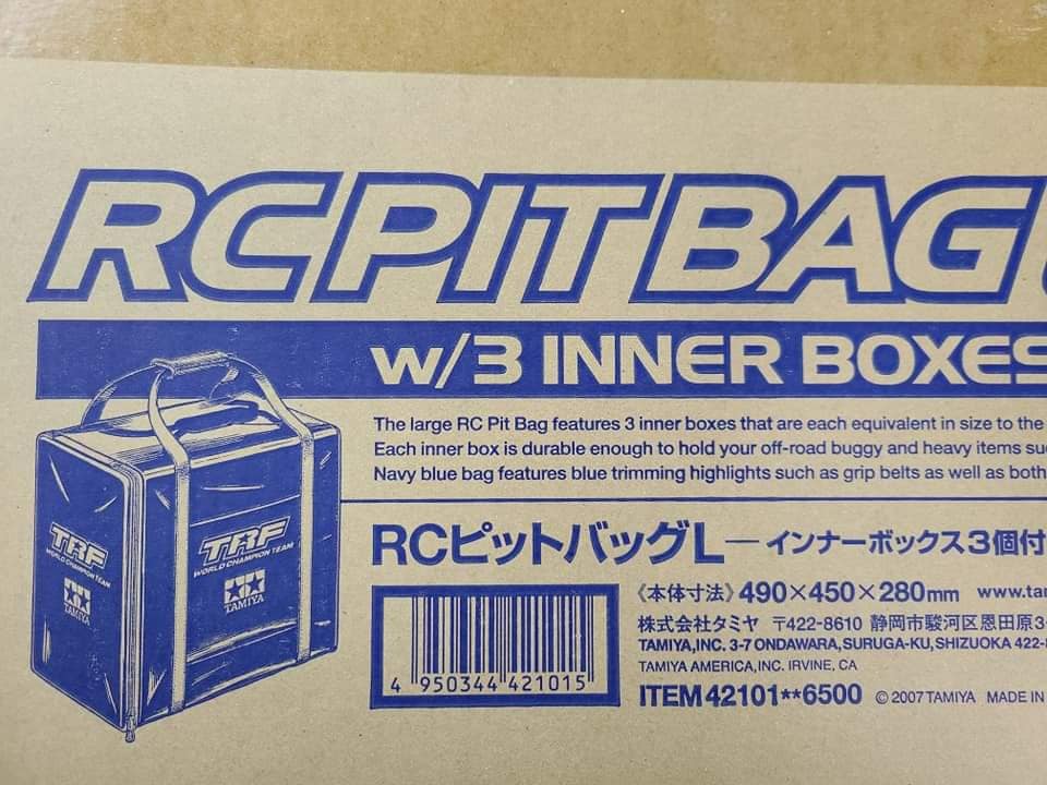 🤩Tamiya RC Pit Bag w/Inner Boxes 👜📦🛻🏎🚕