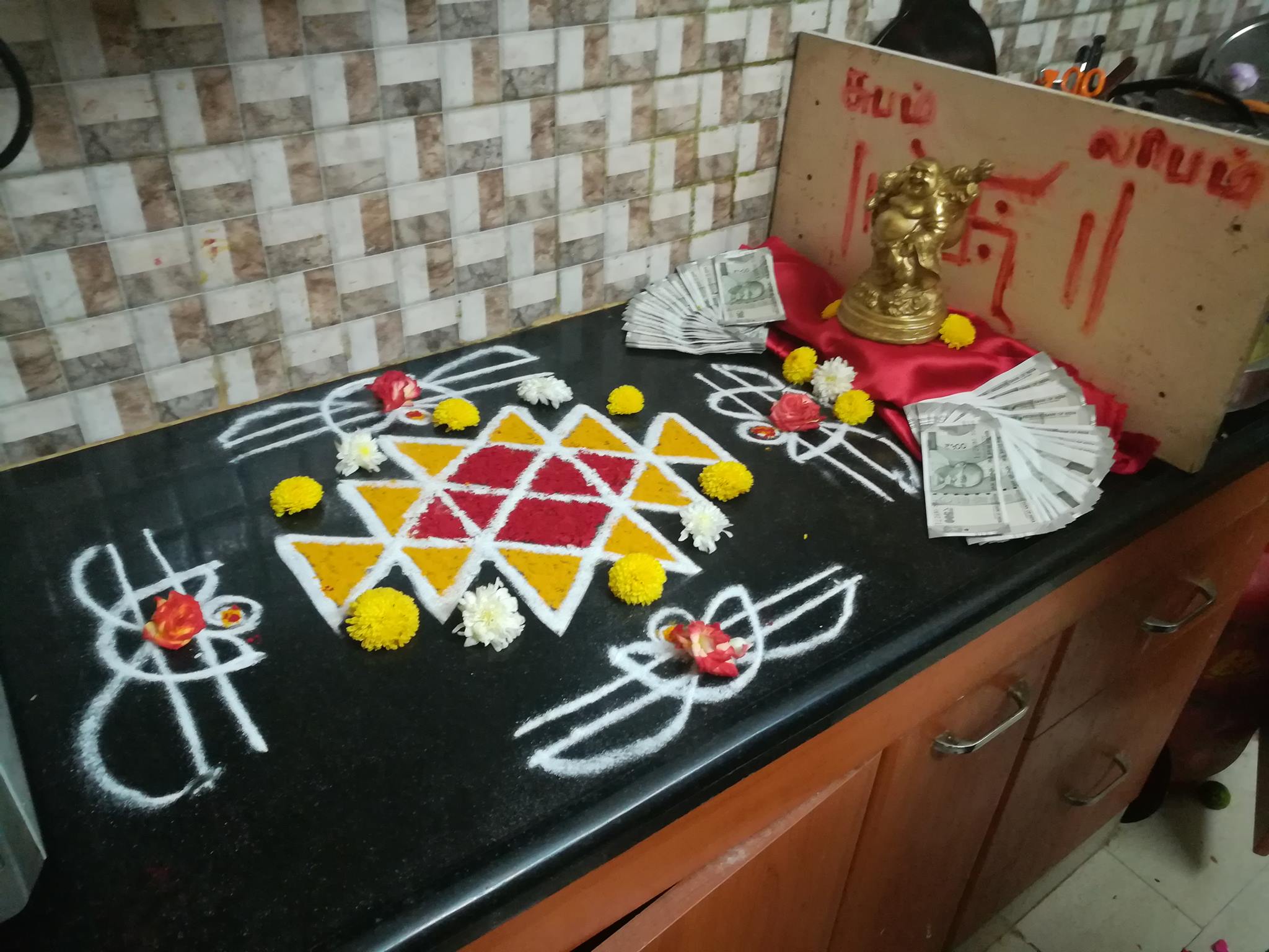 RatnaSiriFloorArt - Festival rangoli | Fusion rangoli | Fridays ...