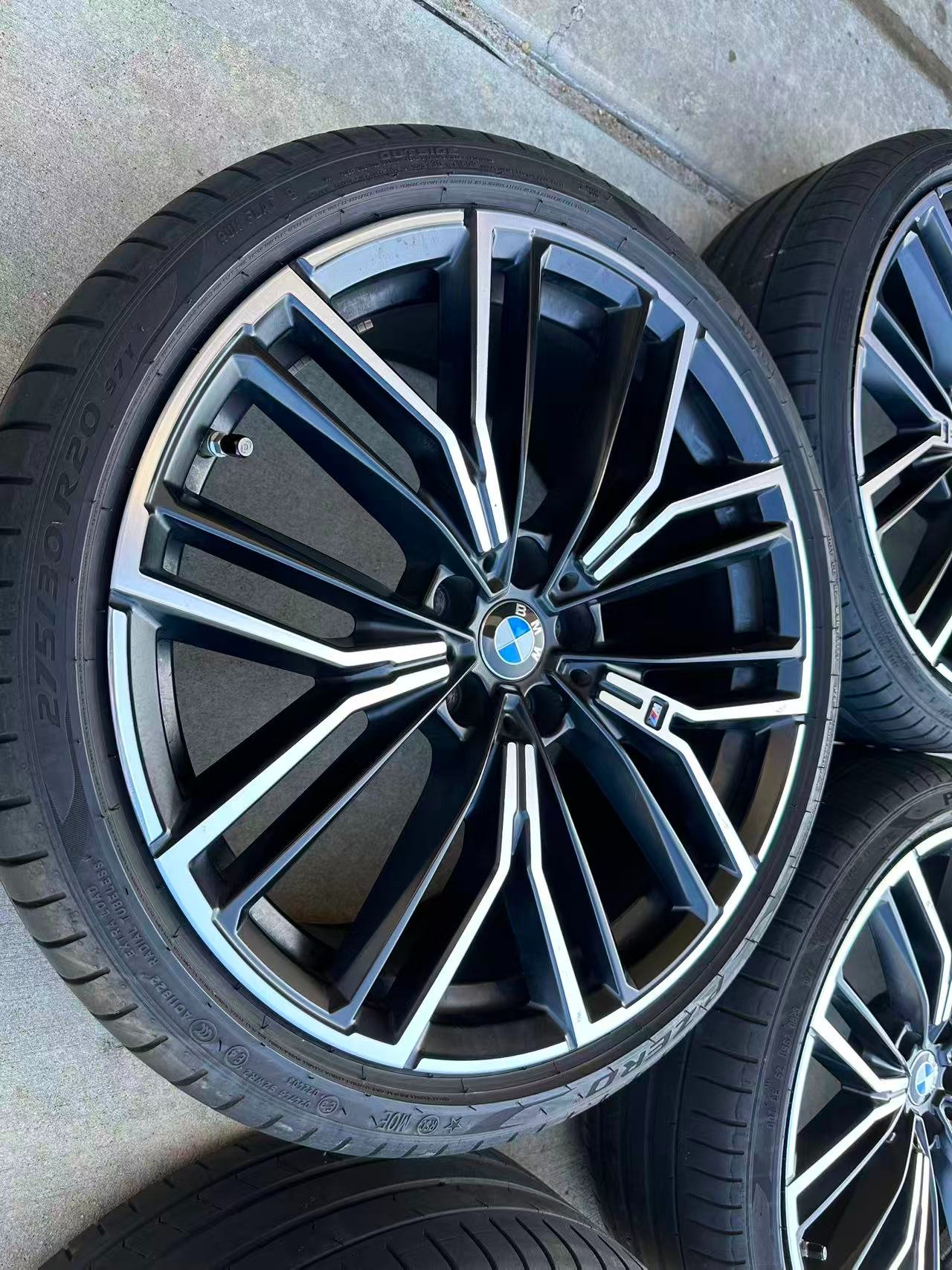 OEM 20” BMW 846M Wheels & Pirelli P-Zero Tires - 2023 M550i Take-offs ...