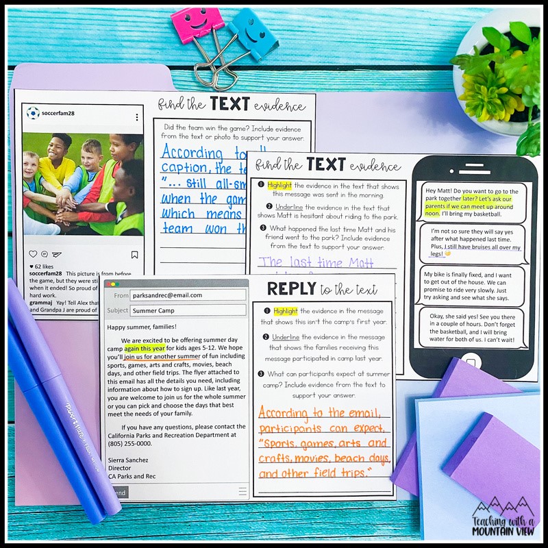 Teaching students to... - Teaching With a Mountain View