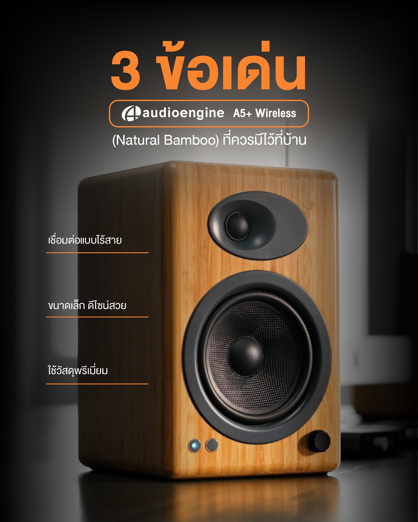 3 ข้อเด่นของ Audioengine A5+... - Audioengine Thailand | Facebook