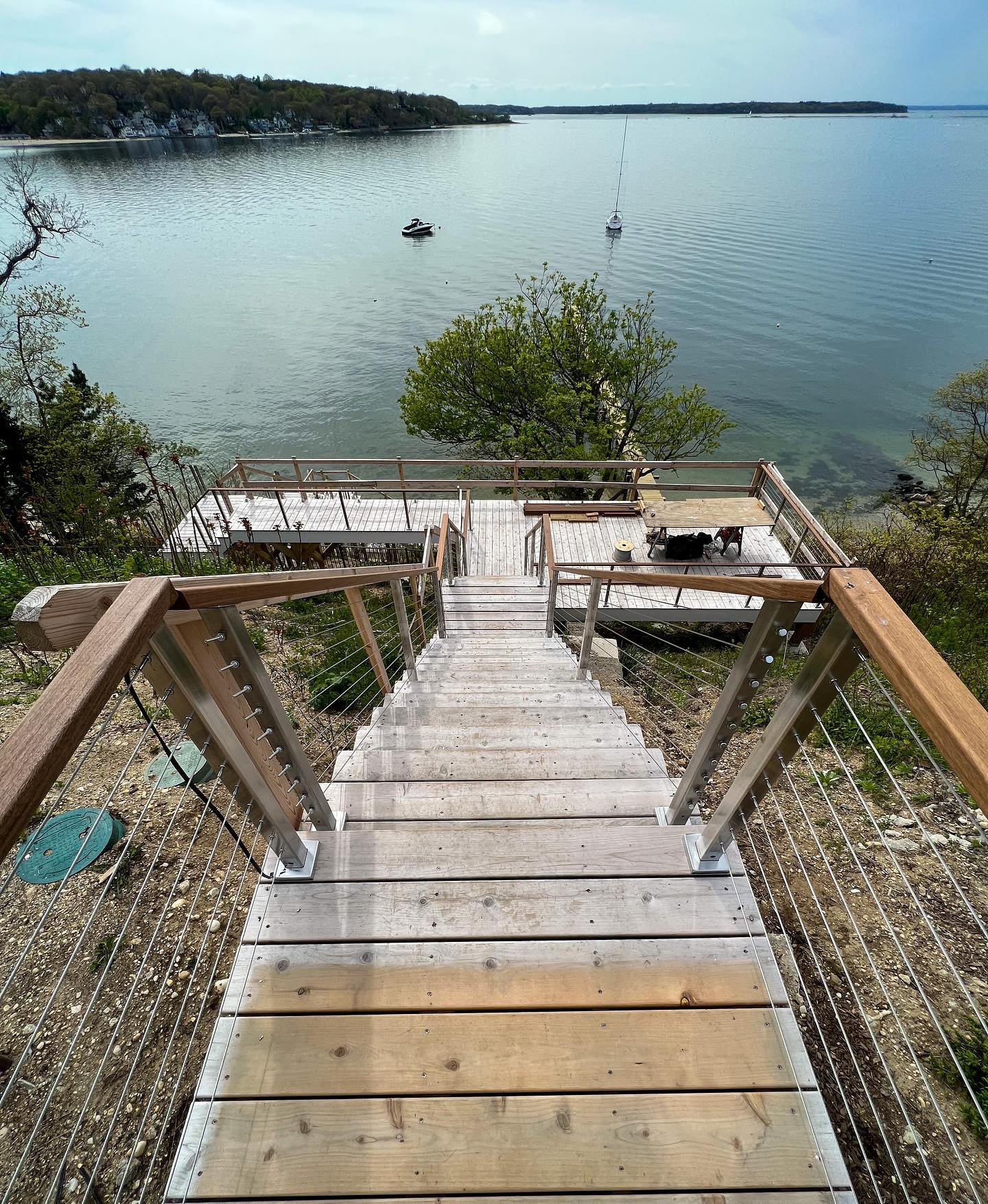 Cold - Almost complete on our @stainlesscablerailing install in ...