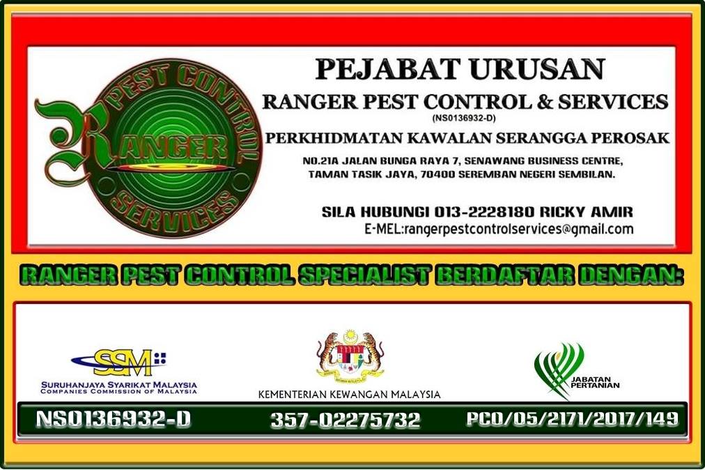 Ranger Ranger Pest Control Specialist Pakar Anai Anai