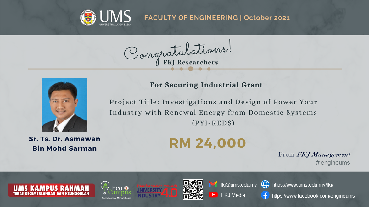 Congratulations Sr. Ts. Dr.... - Fakulti Kejuruteraan UMS