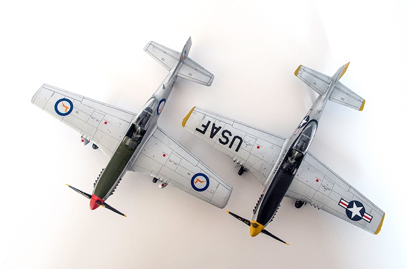 Monogram 1/32 Phantom F-51D Mustang. Easy kit to assemble, though