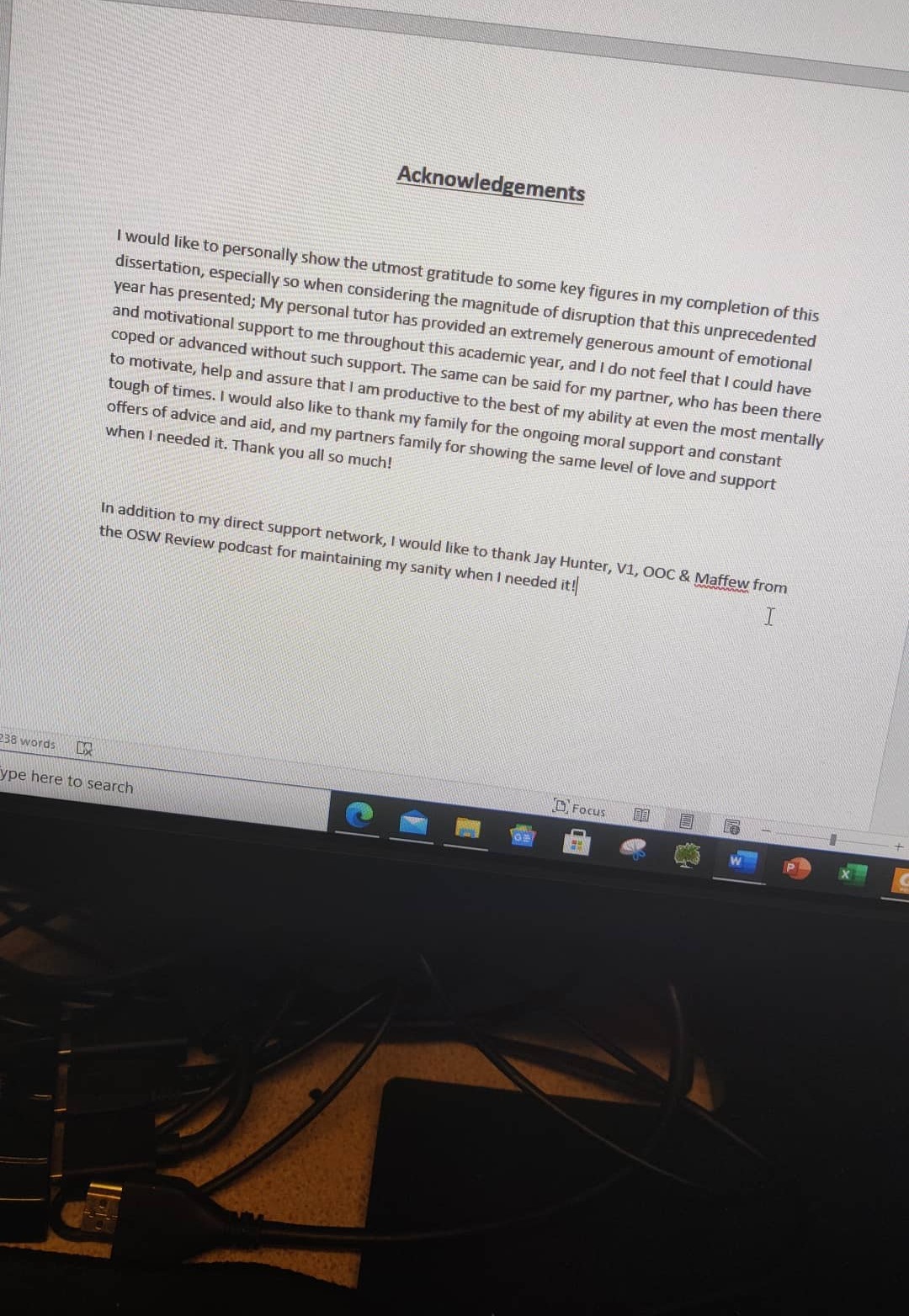 OSW Review - We're in the a Dissertation! MAFFEW too! HOW DOES IT FEEL ...