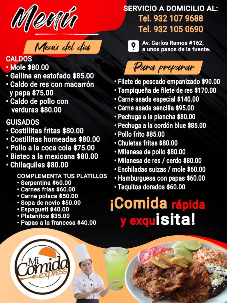 👩‍🍳 Mi Comida Express #Teapa... - Mi Comida Express