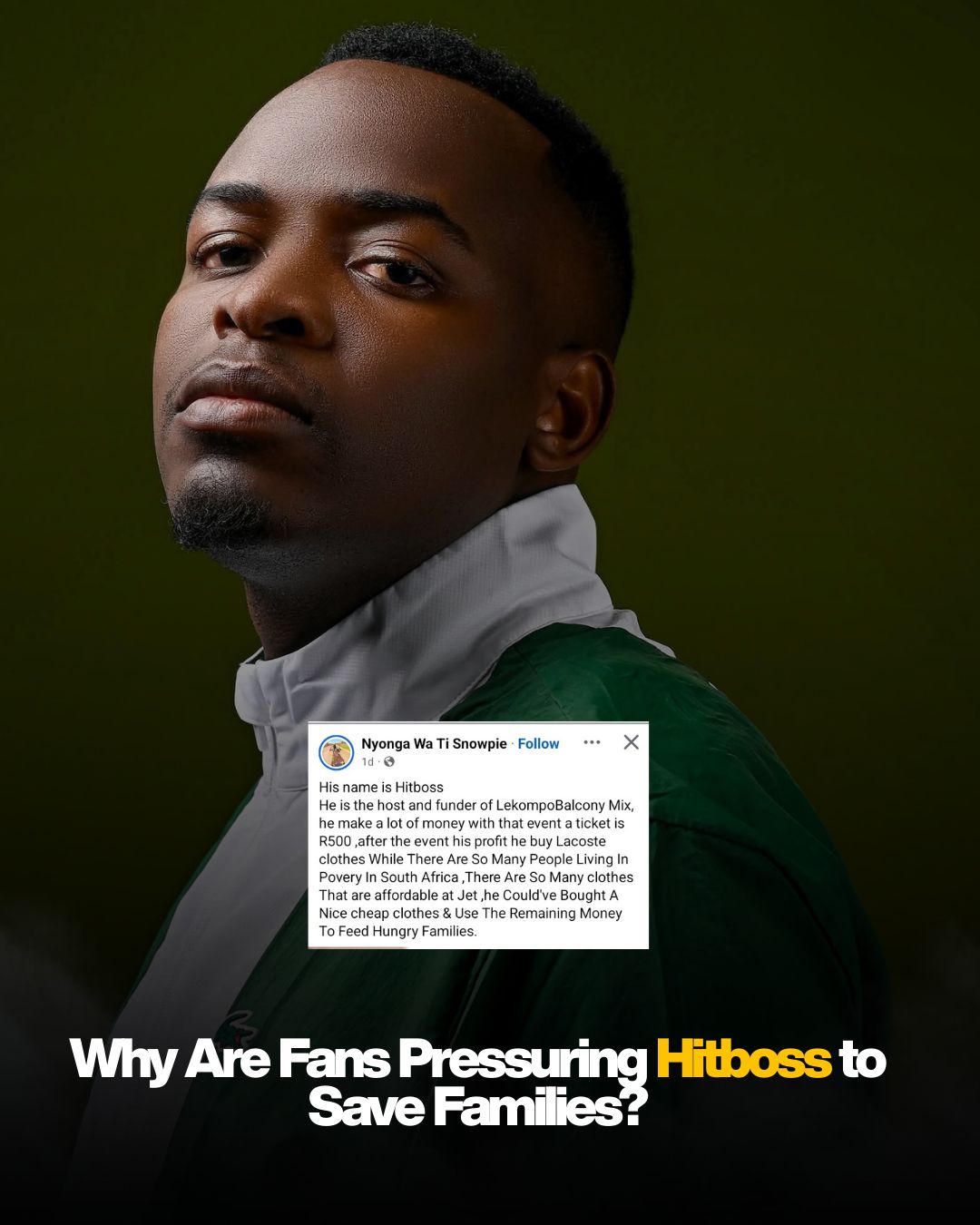 #TheThriveMagazine Hot Topics: Hitbosss... - Mapitsi Mabusela | Facebook