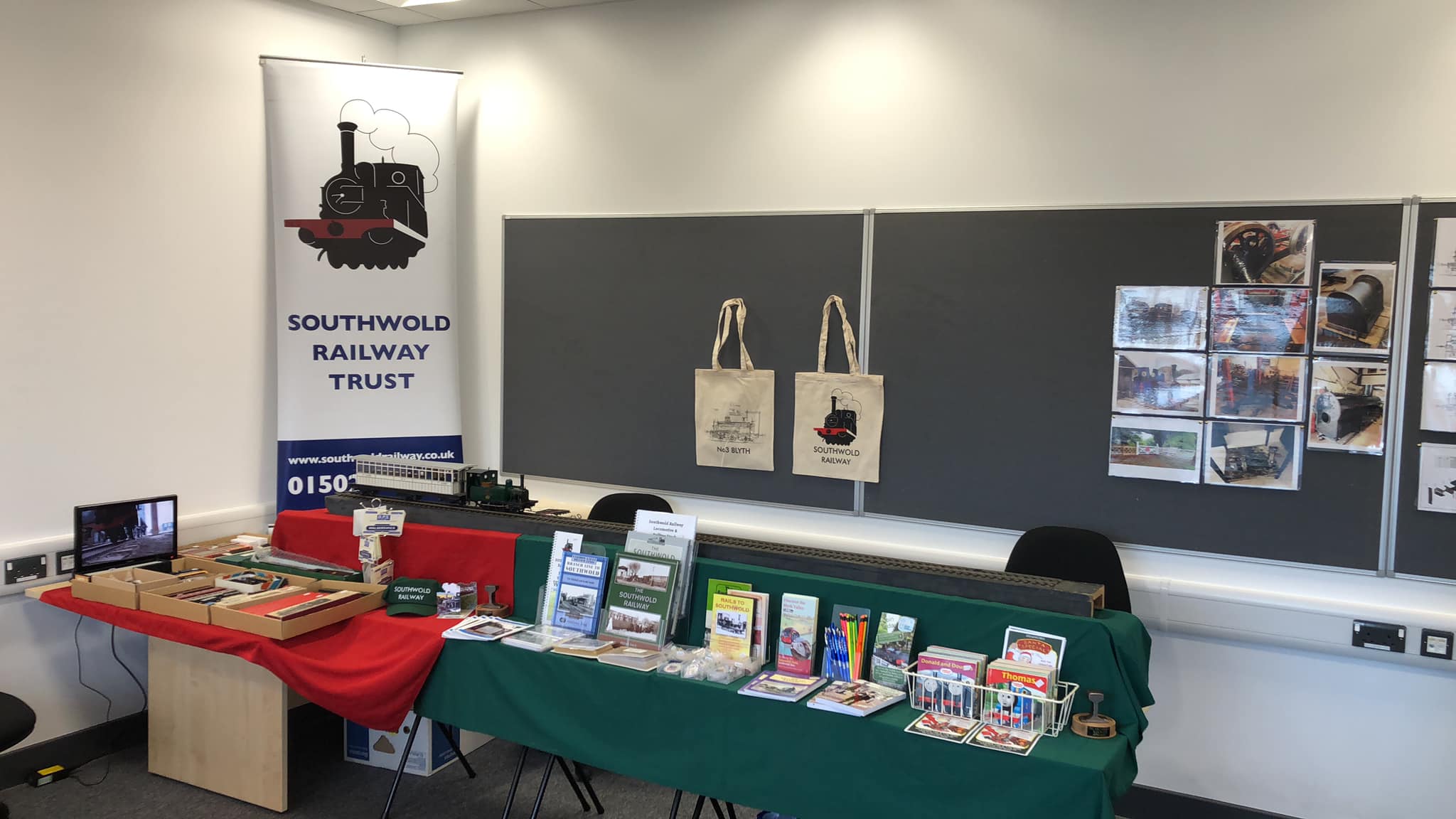 The Trust stand is all set up at... - Southwold Railway Trust