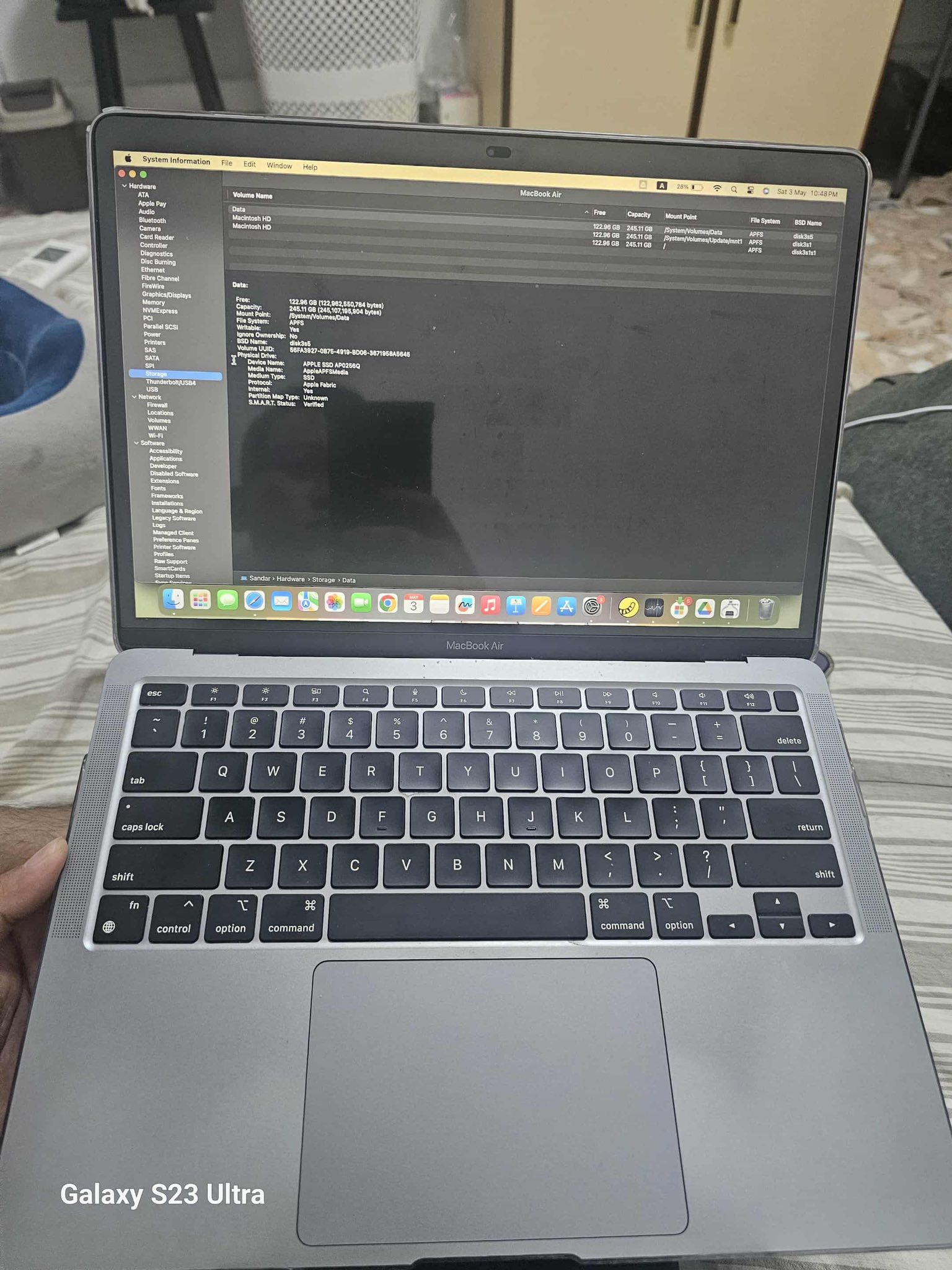 MacBook Air M1 for sale with 97% battery health