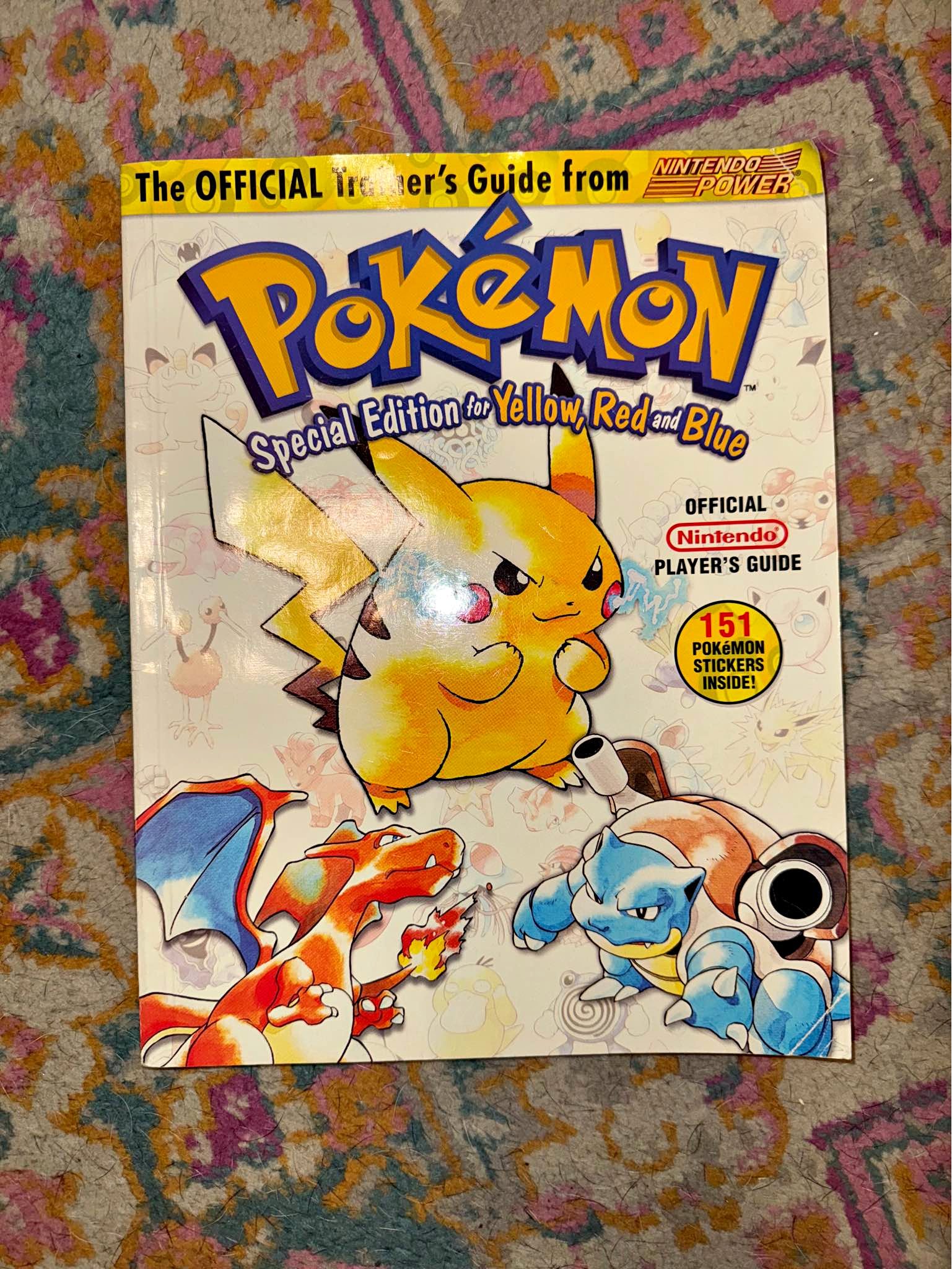 Pokémon Special Edition, Yellow, Red & Blue Strategy Guide Nintendo ...