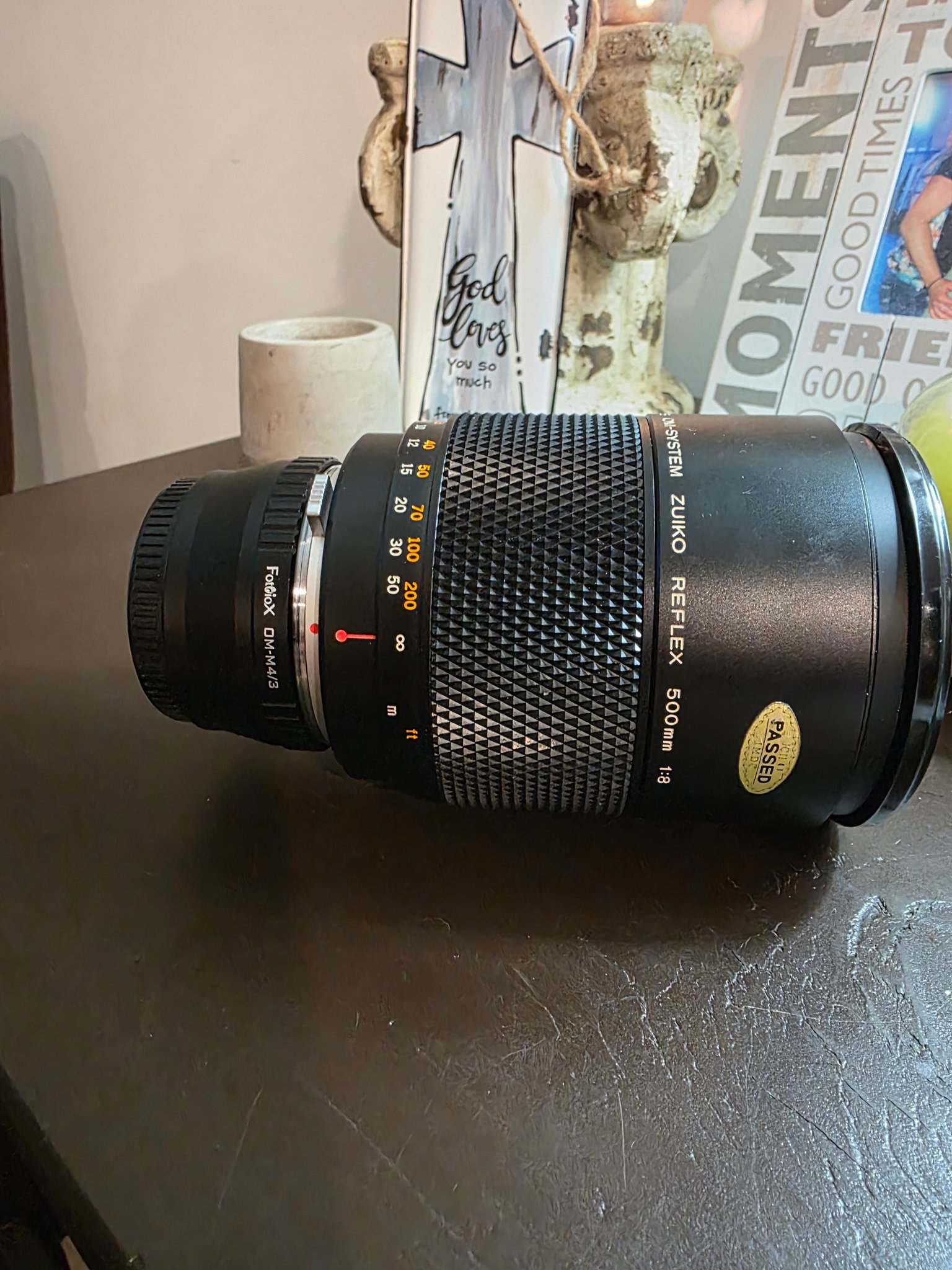Tips for using Olympus 500mm f8 reflex lens?