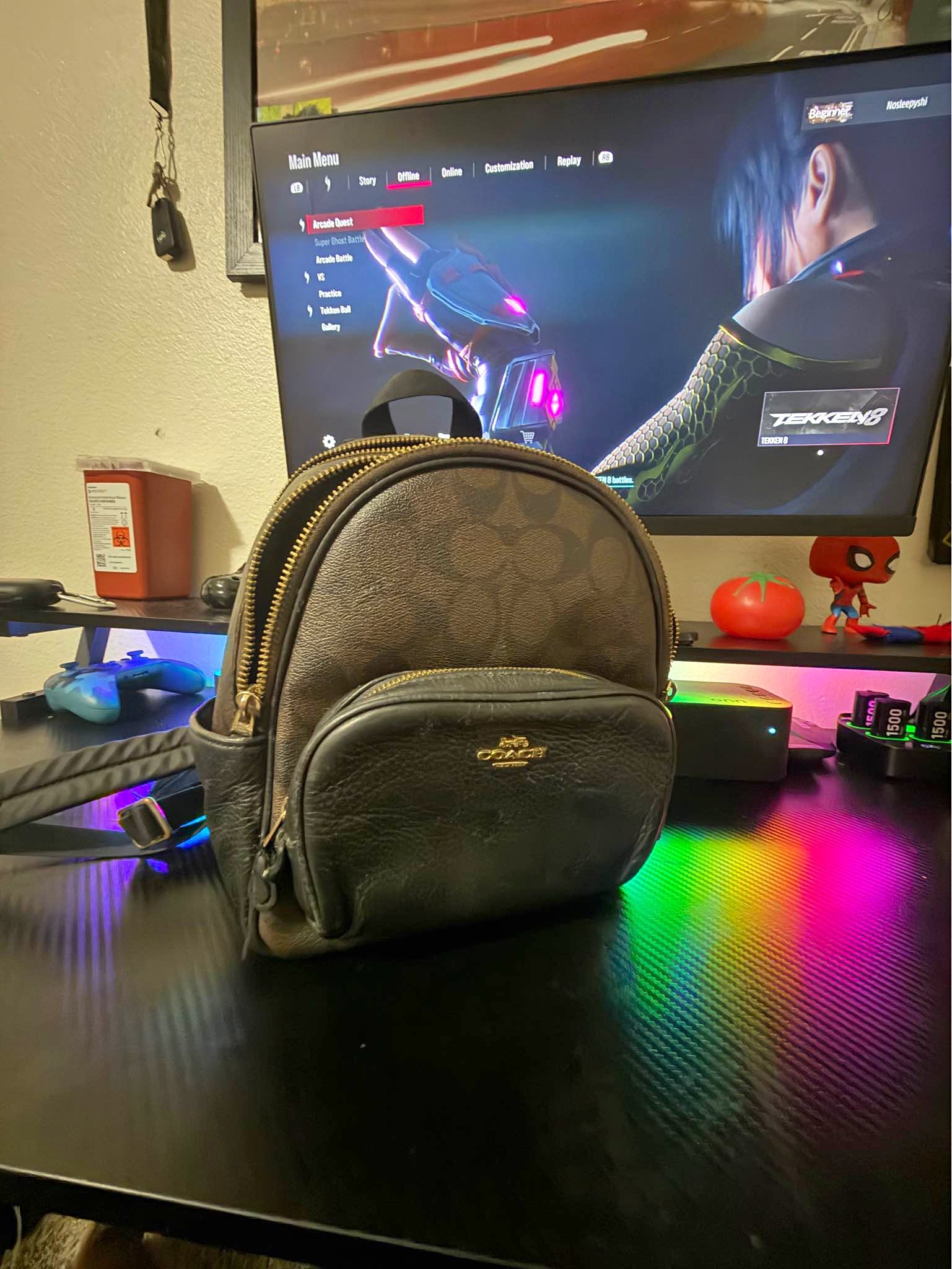 cole haan hayes leather backpack Men's Damon Men Laptop Backpack Large Color:Blue - limited stock an easy Backpacks and Luggage