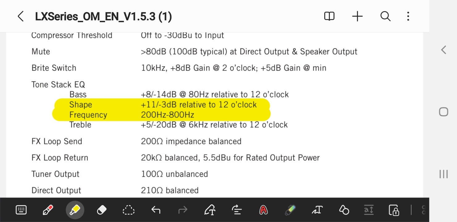 How does the Teisco SCAP 202 solid state amplifier knob function?