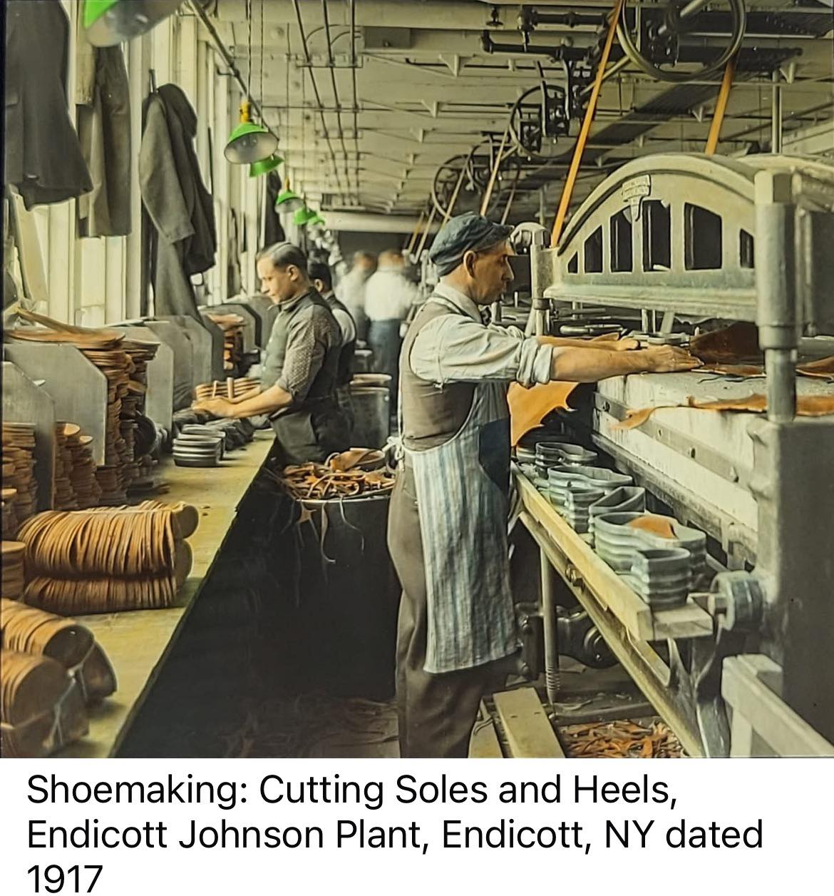 Endicott-Johnson factory in Endicott, NY, early days