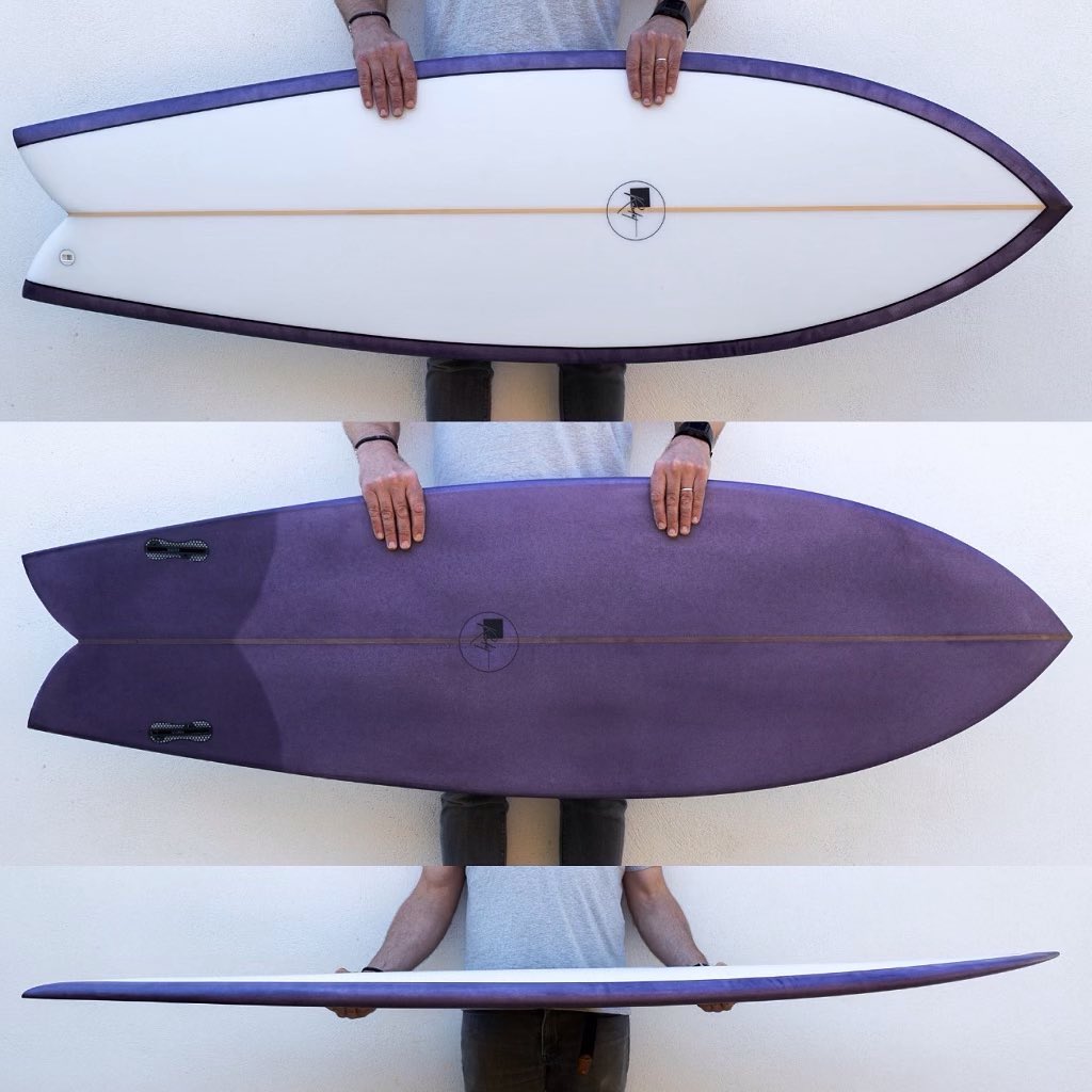 Traditional Twin Keel Fish Surfboard by Dain Thomas