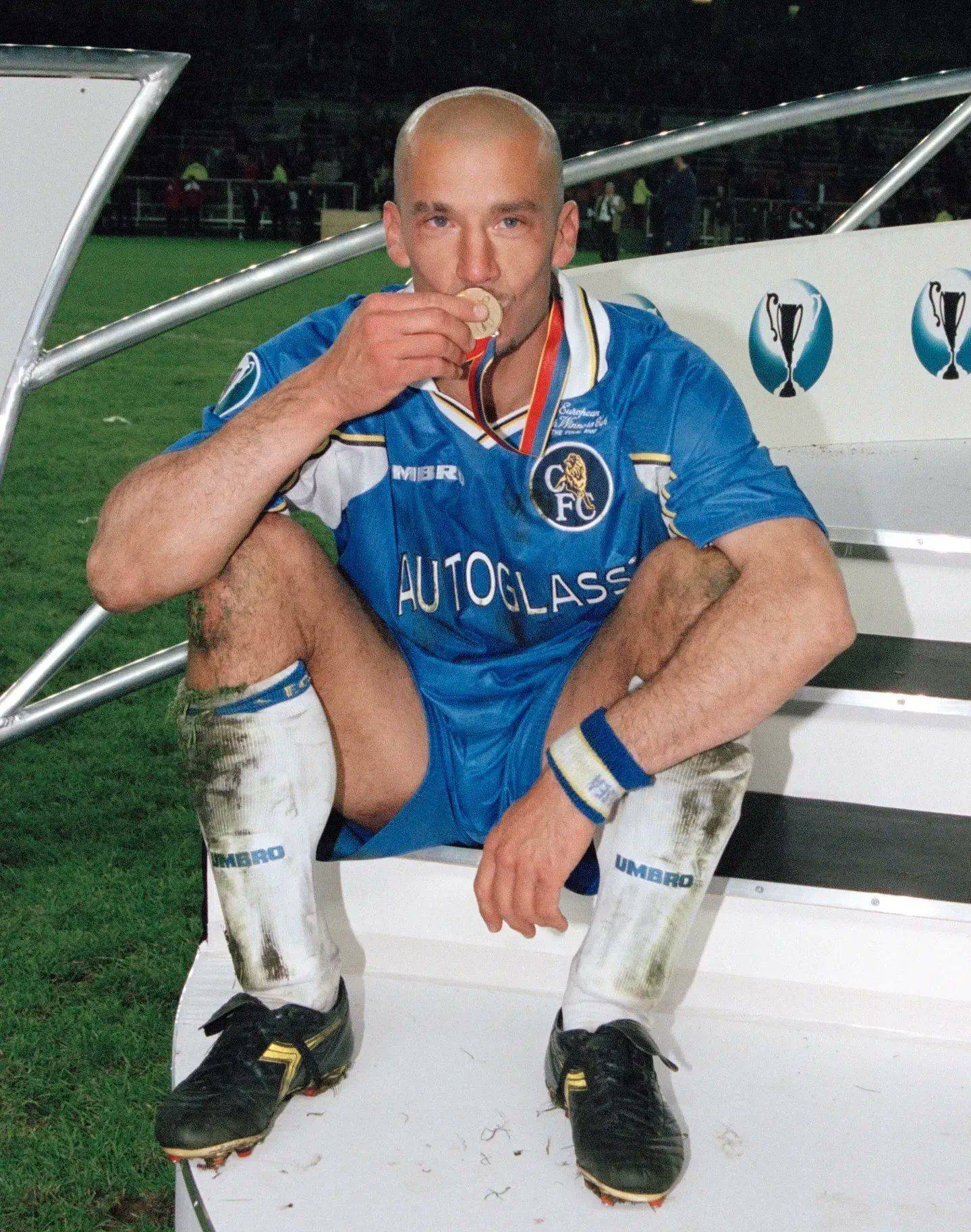 Trophies won by Gianluca Vialli at Chelsea.