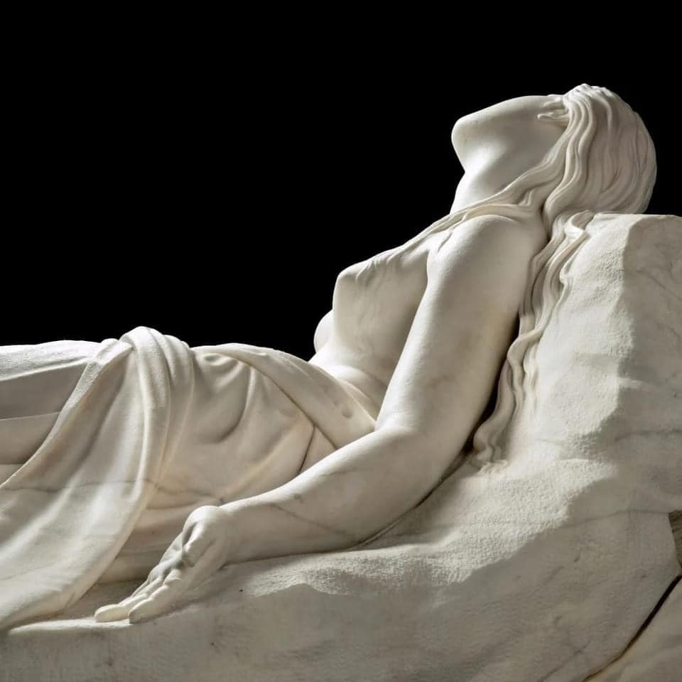 Antonio Canova, Maddalena Giacente (Recumbent Magdalene), 1819–22
