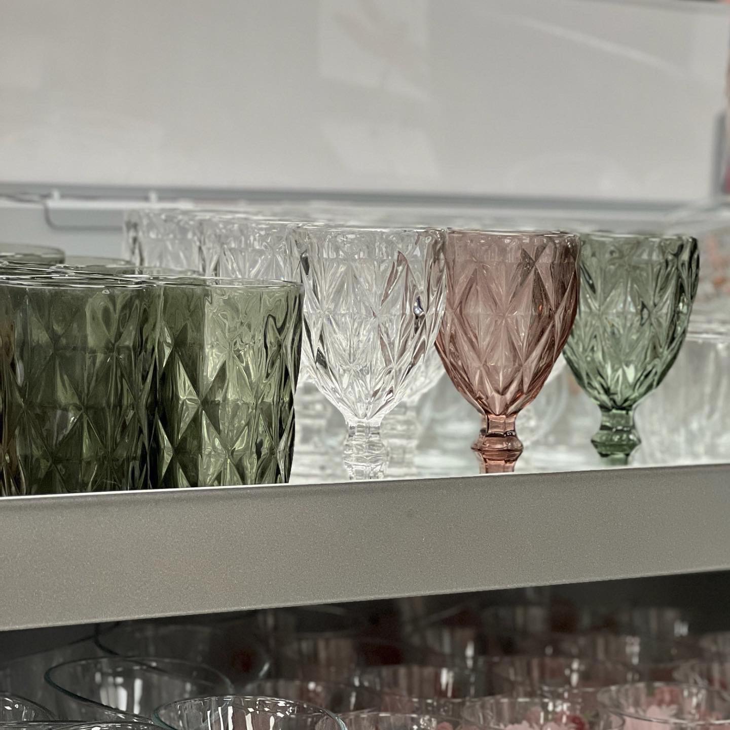 ❤ Unsere wunderschöne Gläser Vielfalt ❤ Transparent, Rosa oder Grün