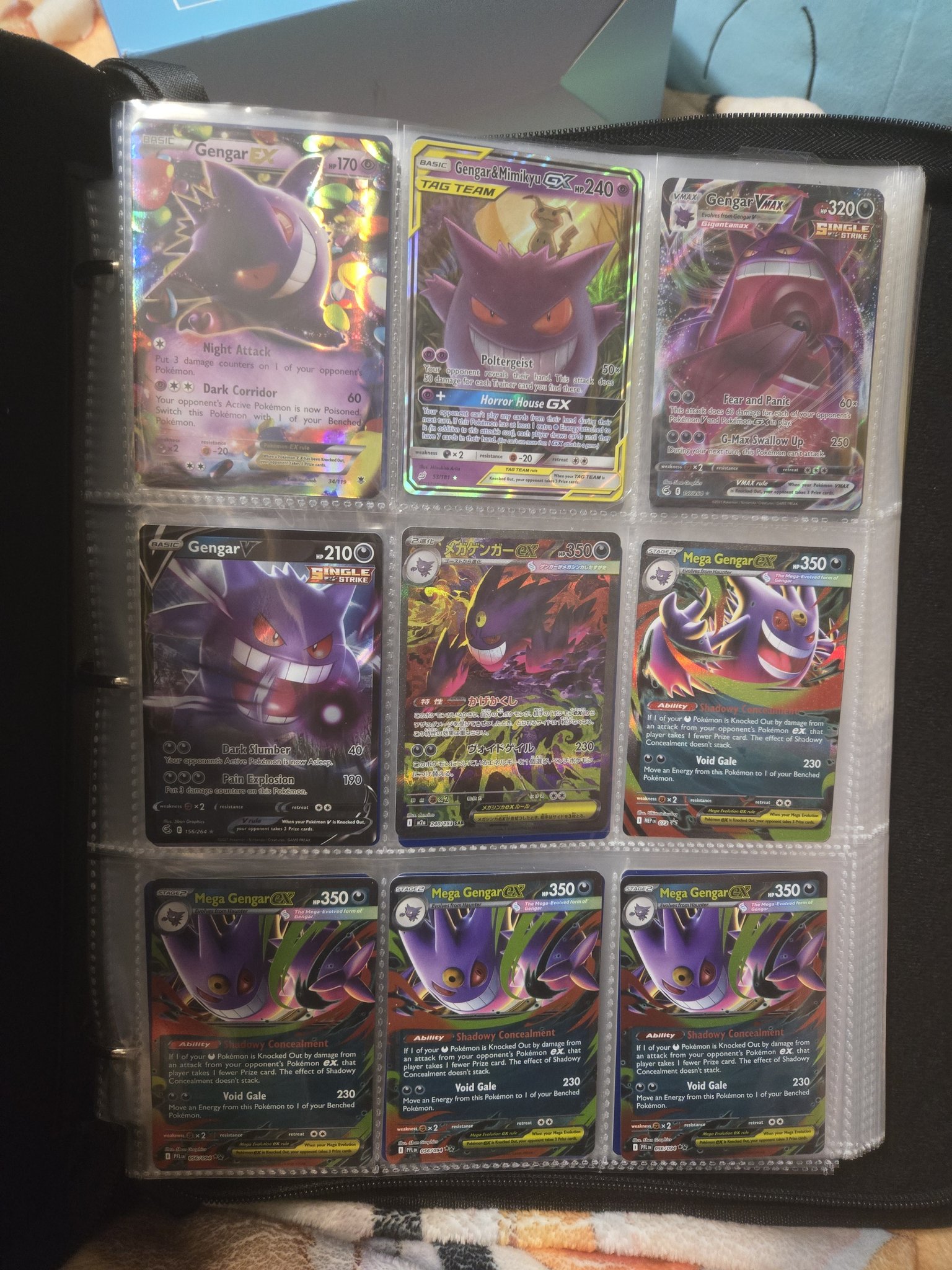 pokemon card binder gengar Classic Gameboy Art 9-Pocket TCG Leather  Kado Supplies relevant search language and is designed to support a stronger long Hand-Painted Gengar Pokmon Binder Art
