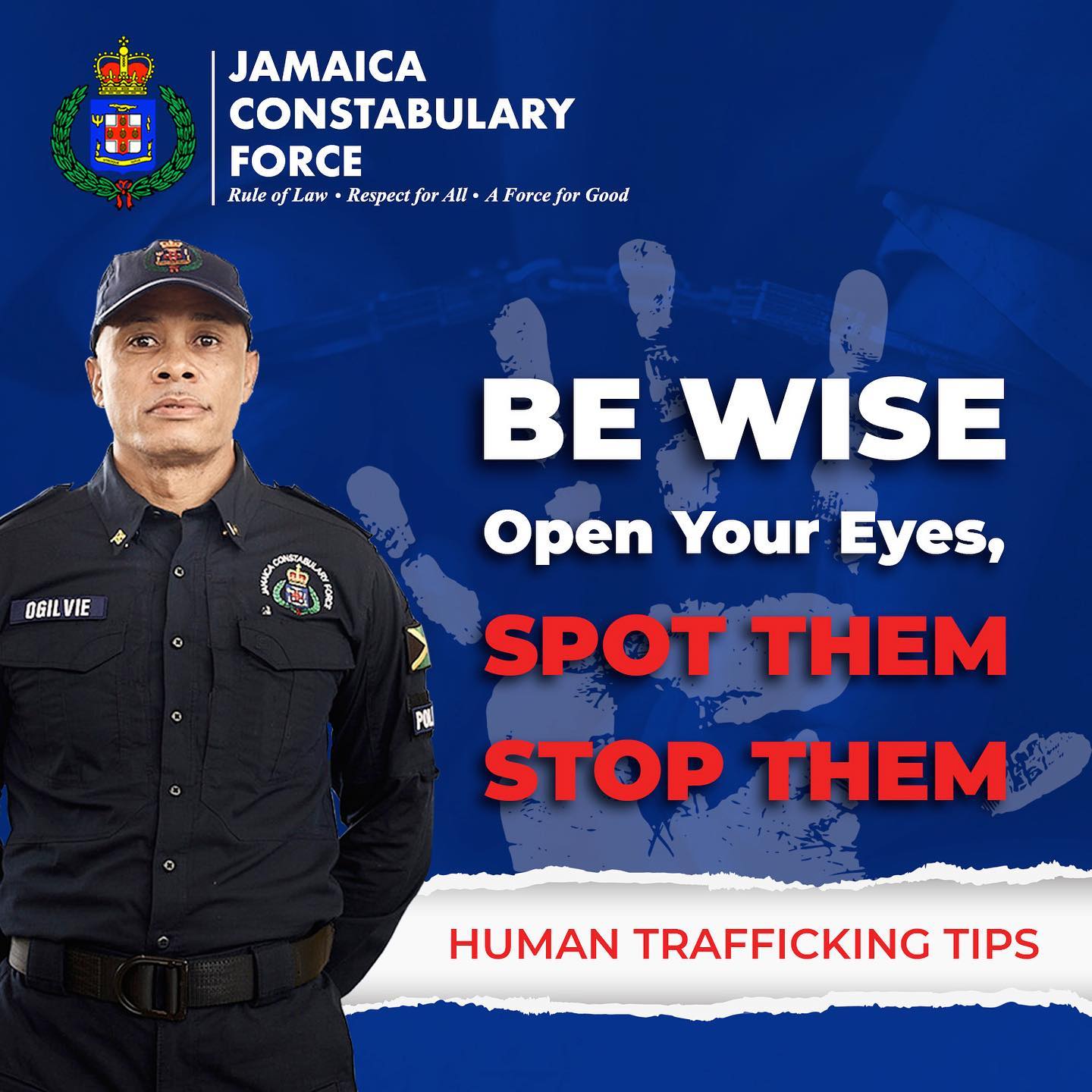 Human trafficking is... - Jamaica Constabulary Force | Facebook