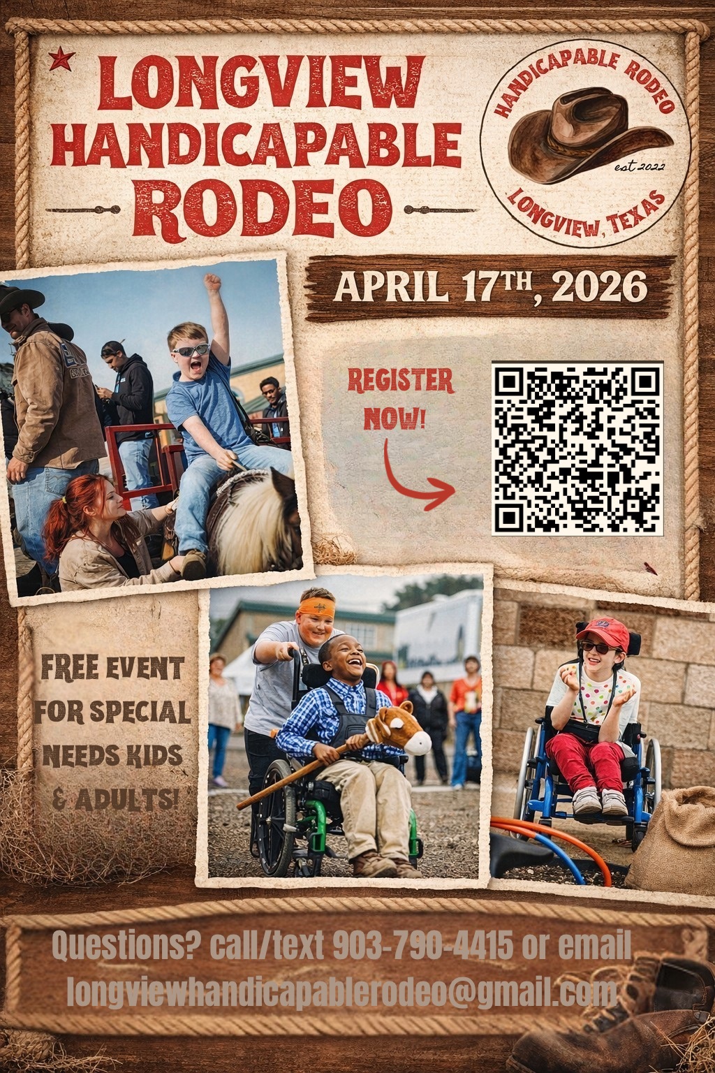 2026 Longview Handicapable Rodeo