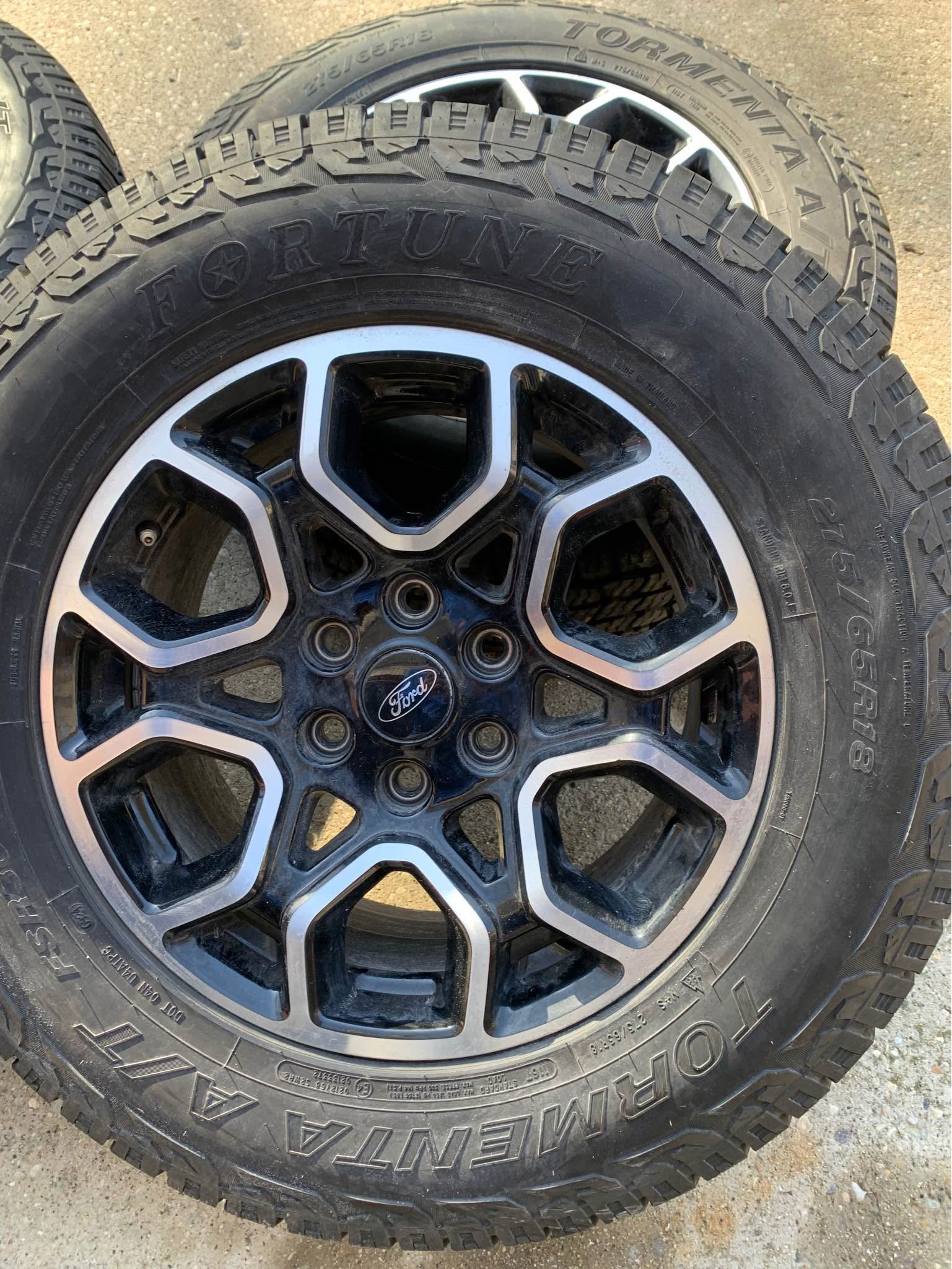 (4) Ford F-150 18” FX4 / snowflake wheels and tires - Car Wheels, Tires ...