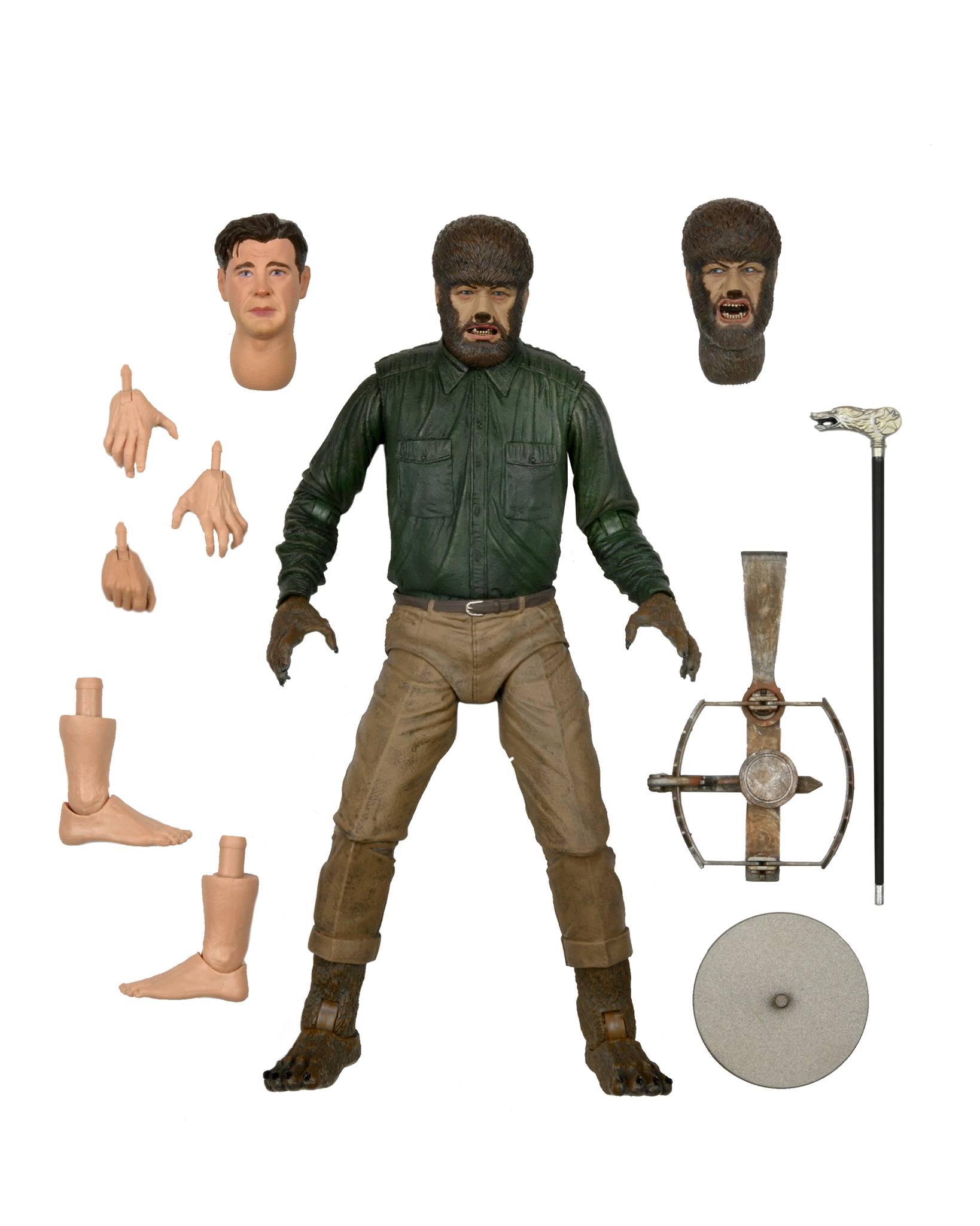 The Wolf Man Figure from Jakks Pacific Features authentic Lon 